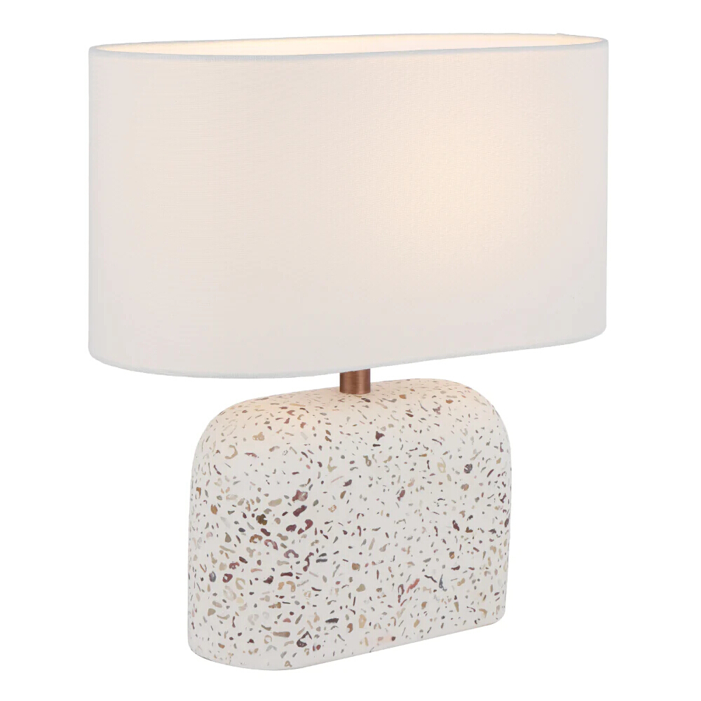 Regalado White Terrazzo Table Lamp