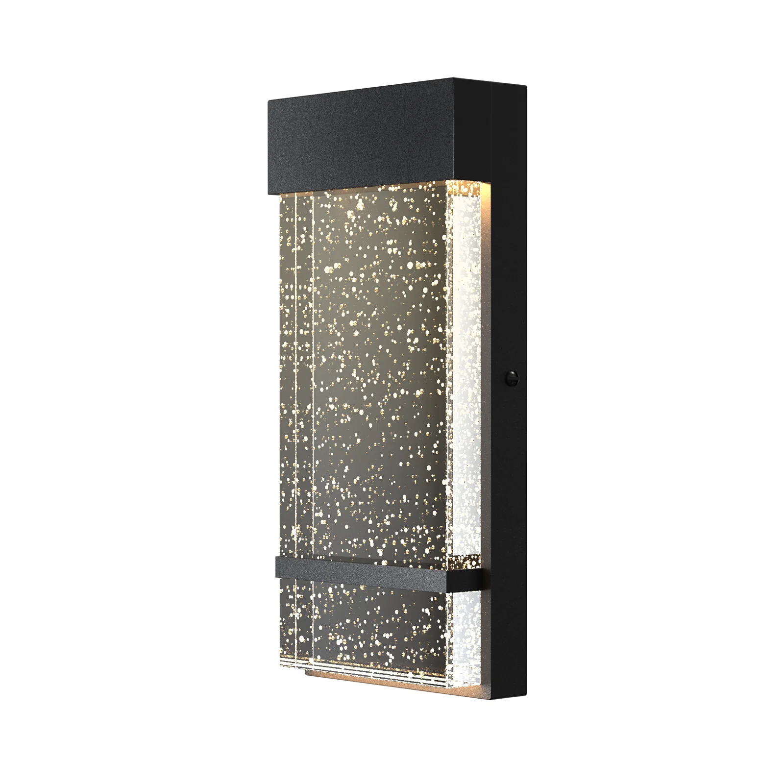 Sophia Matt Black Bubble Crystal Wall Light