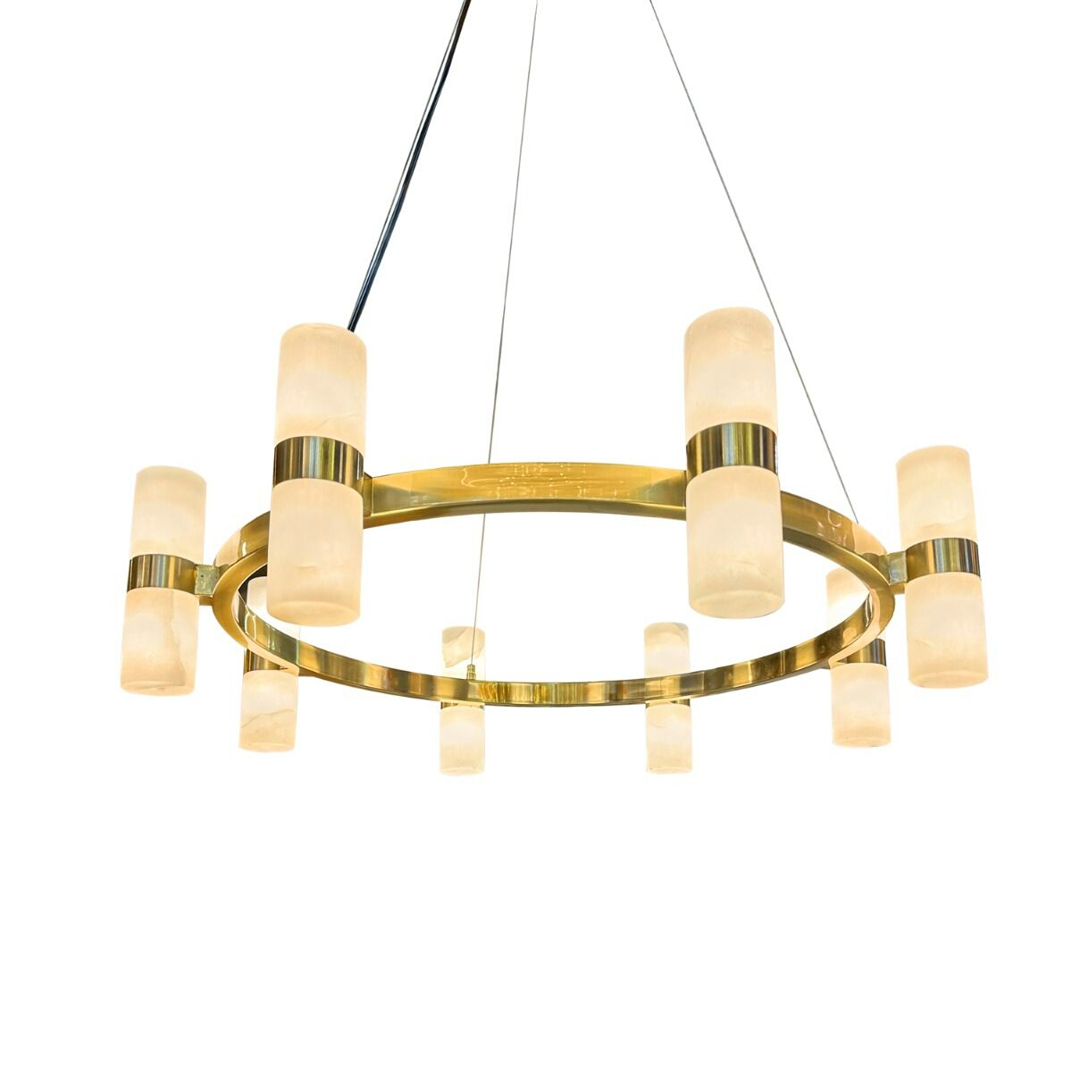 Pauline 16 Light Golden Ring Chandelier