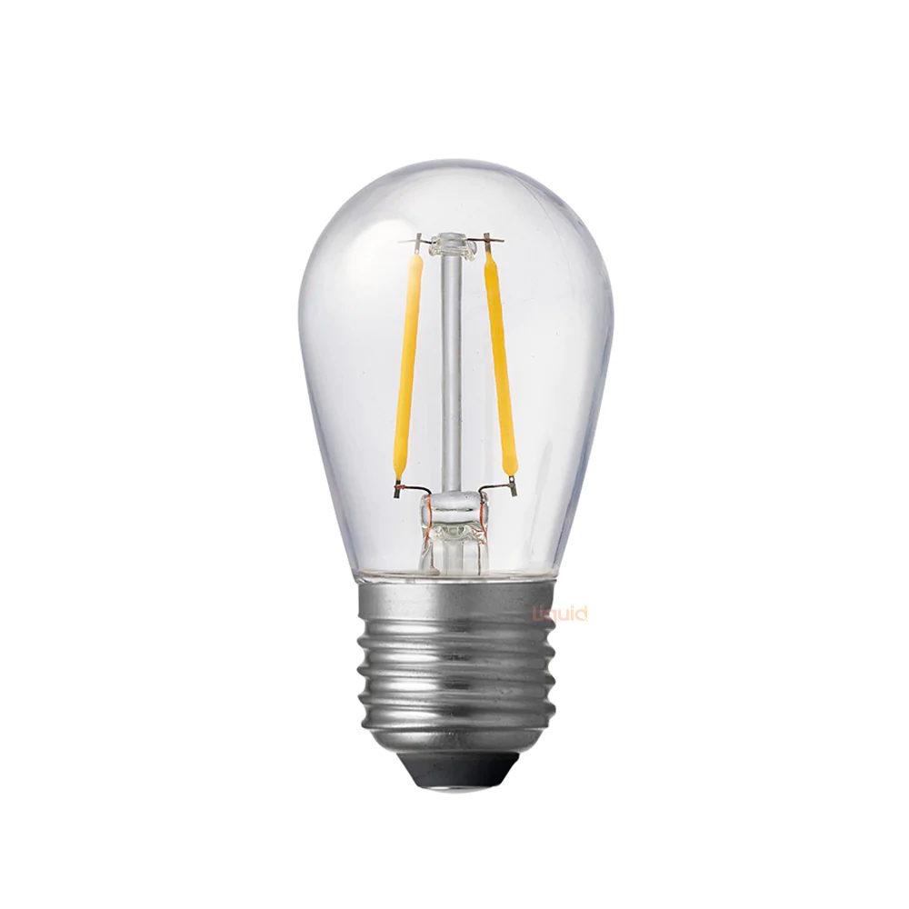 1W S14 Clear Dimmable Warm White E27 LED Bulb