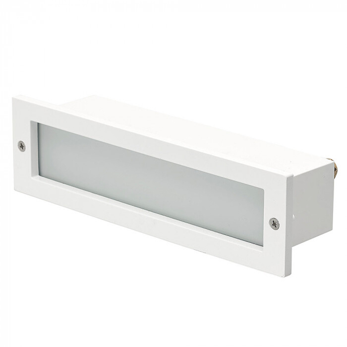 Bertland White Plain Brick Wall Light