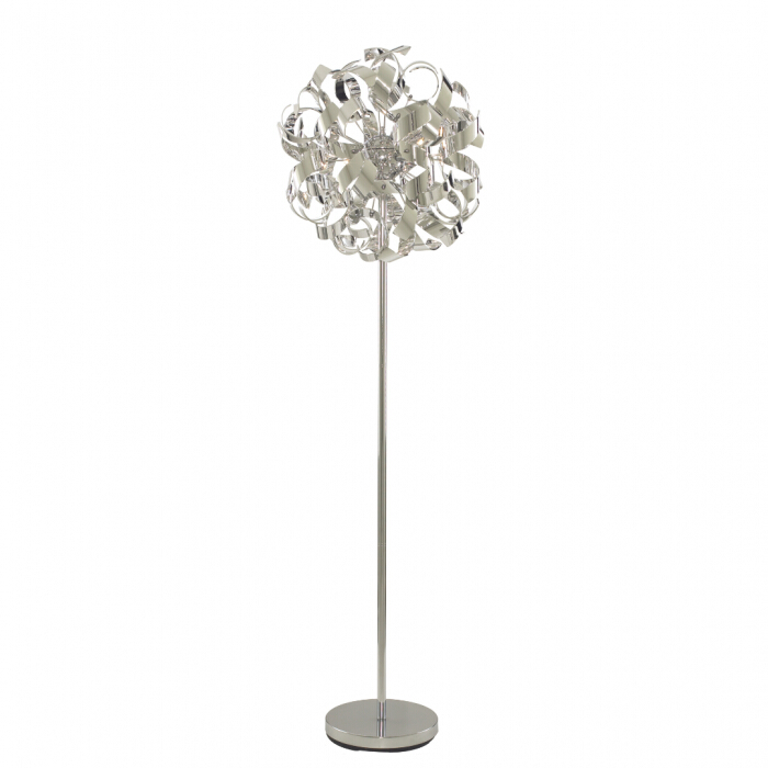 Showstopper Decorative Chrome Floor Lamp