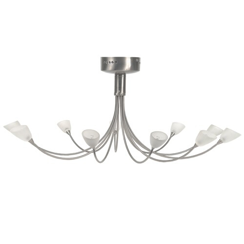 Xandra Satin Chrome Decorative Ceiling Light