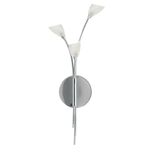 Xandra Satin Chrome Decorative Wall Light