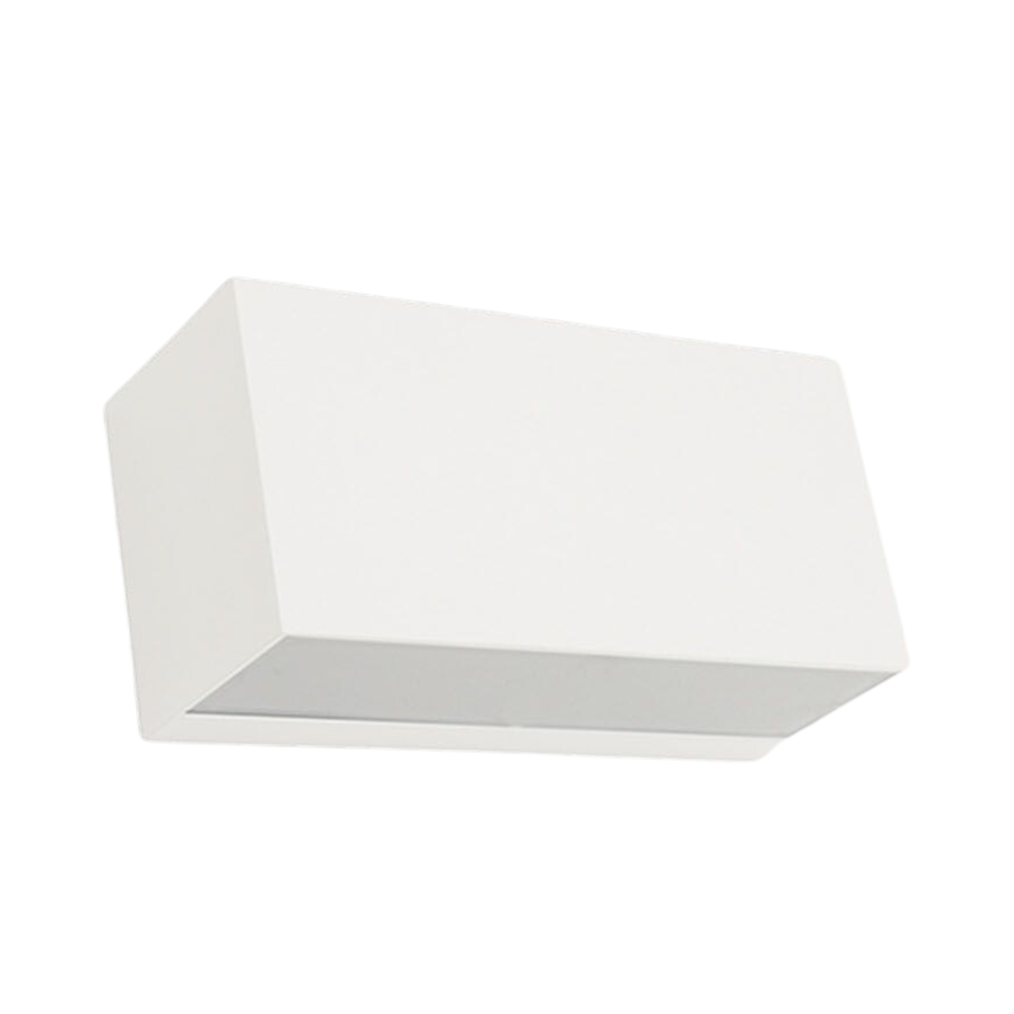 Asker White Box Up and Down Wall Light
