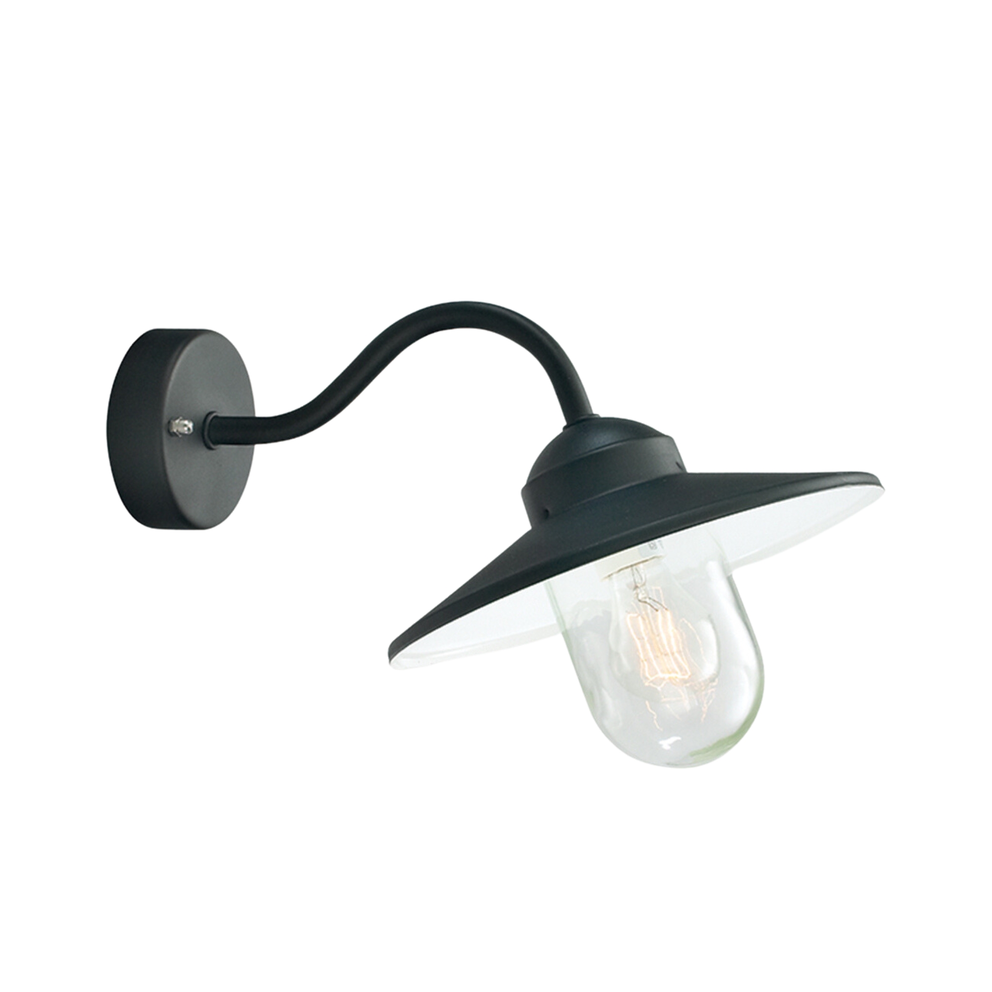 Karlstad Black Barn Wall Light
