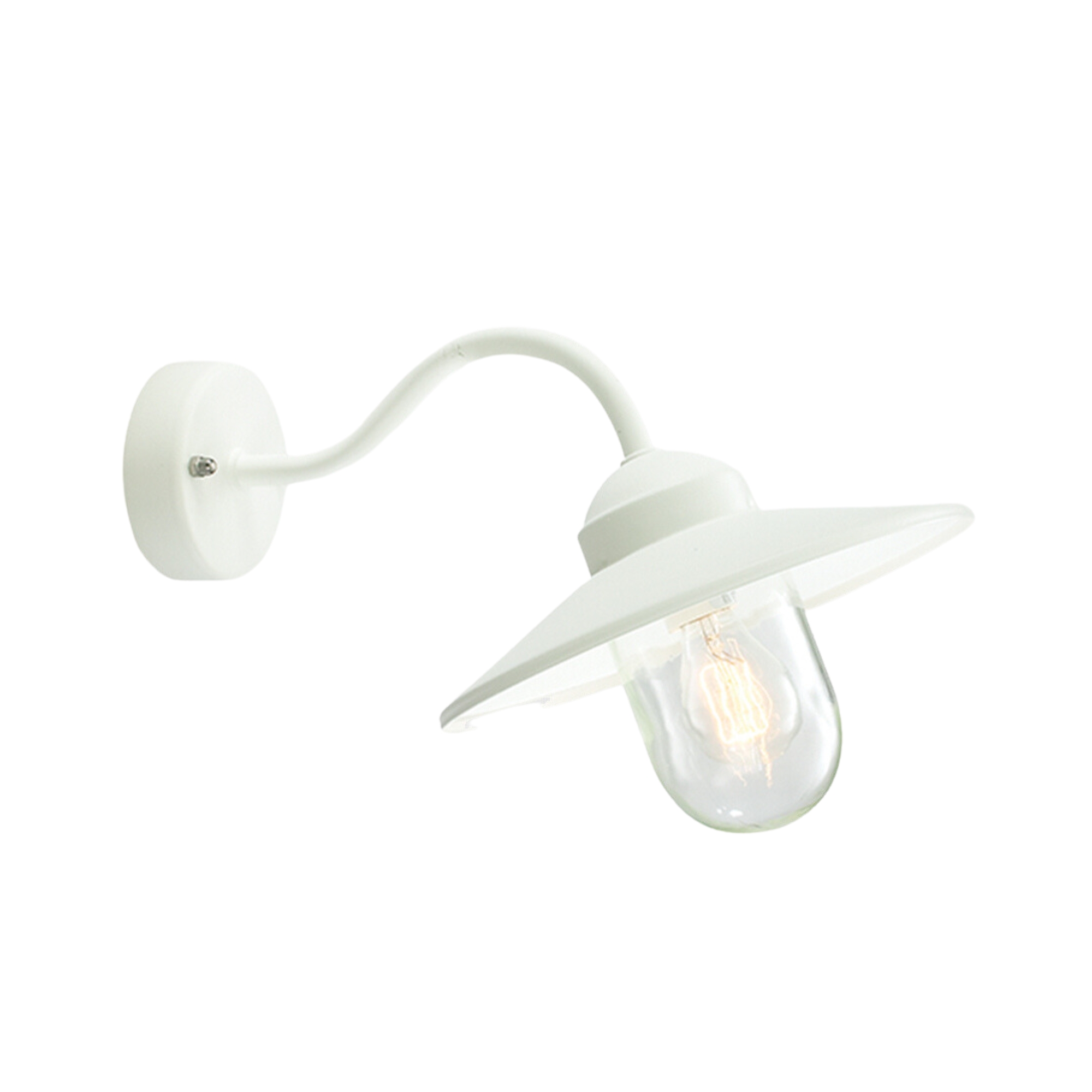 Karlstad White Barn Wall Light