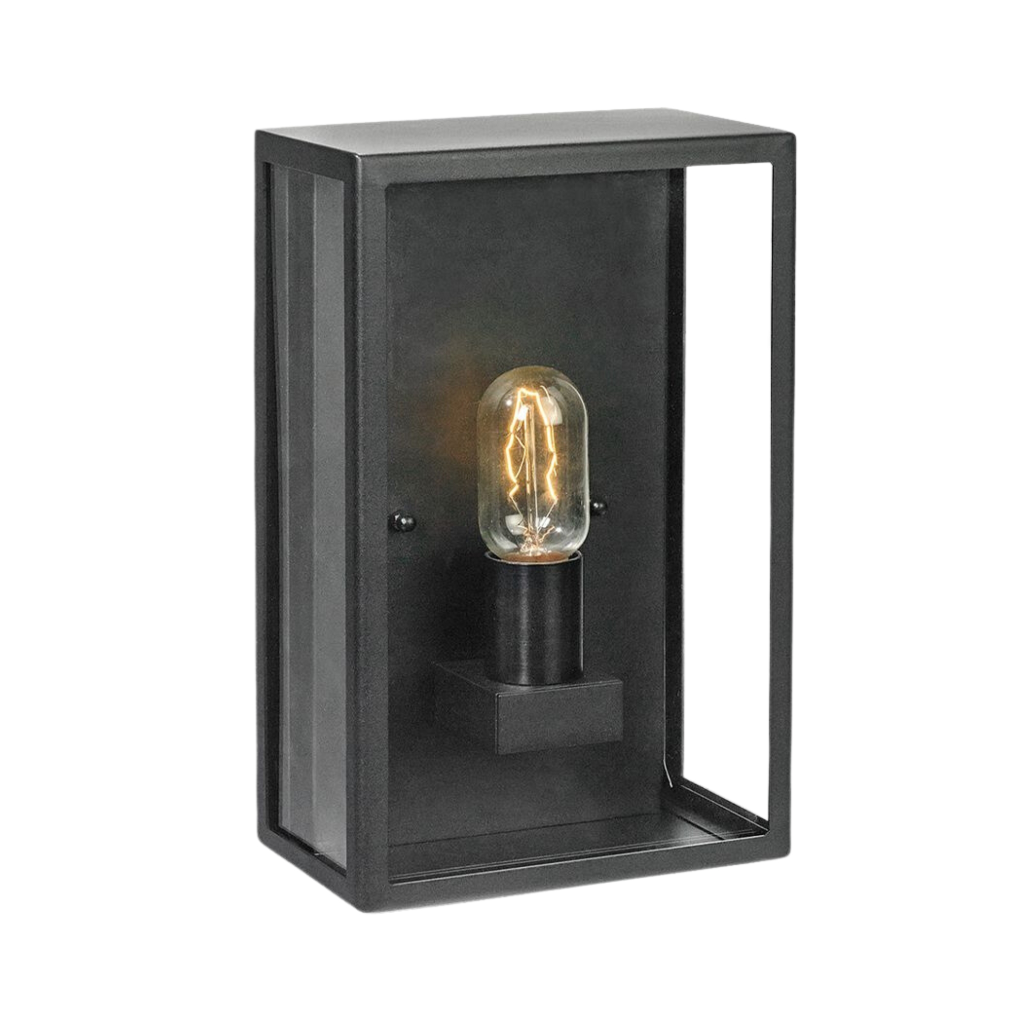 Lofoten Black Box Flush Wall Light