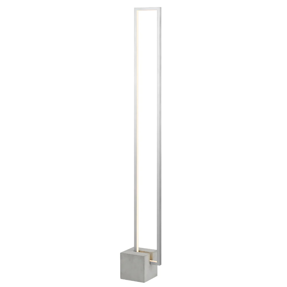 Miri Concrete Grey Angular Floor Lamp