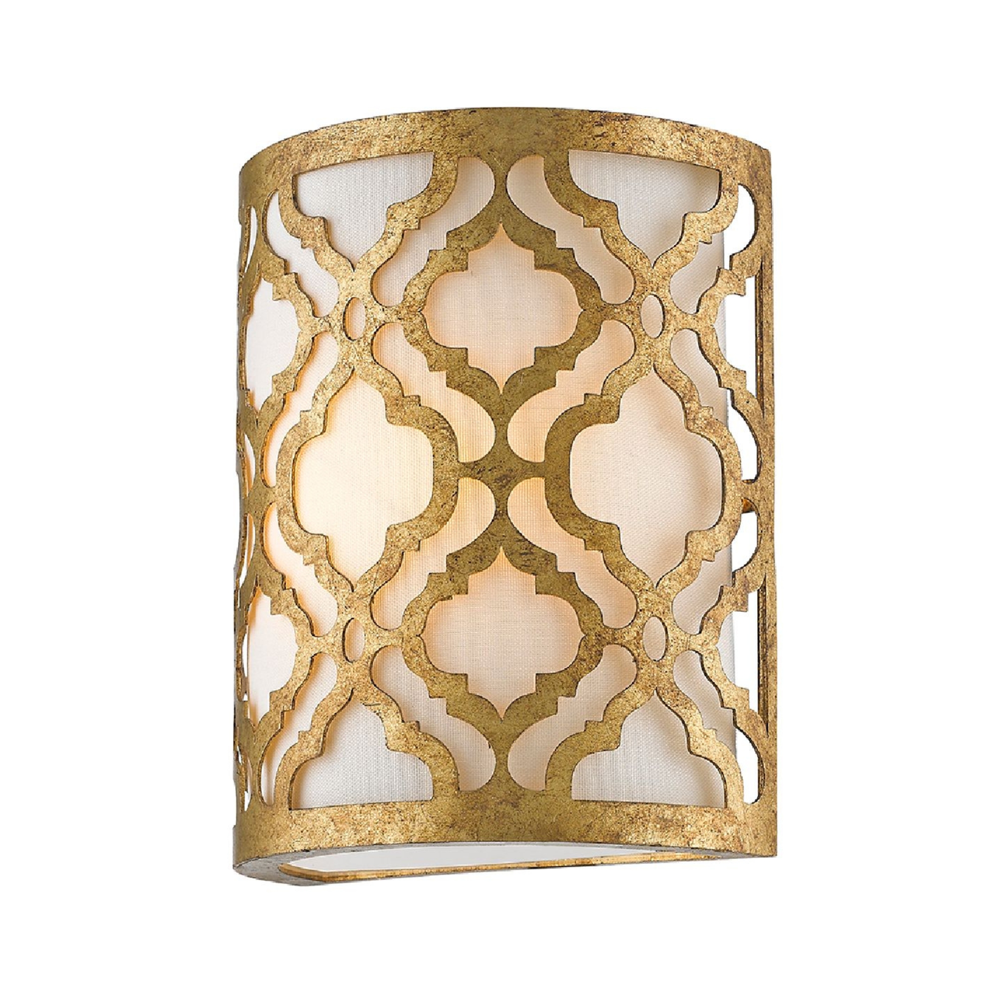 Arabella Distressed Gold Wall Light