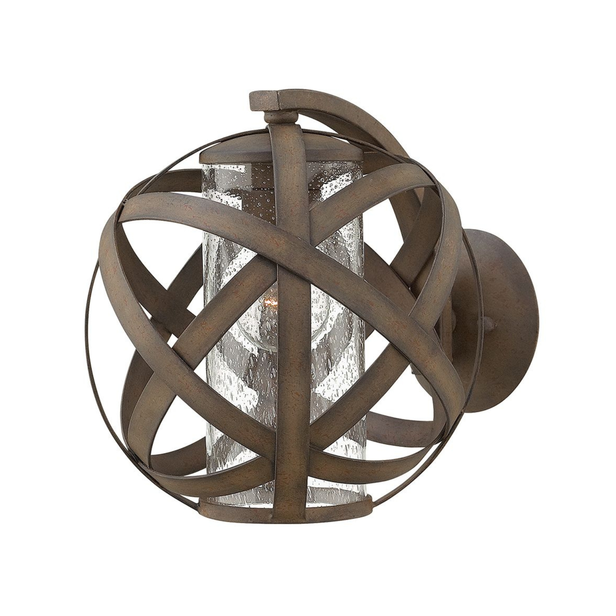 Carson Vintage Iron Orb Wall Light