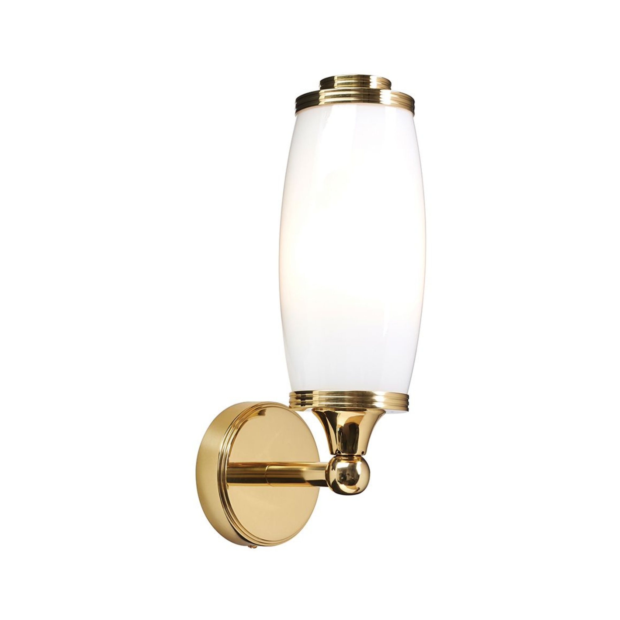 Elliot Polished Brass Wall Light