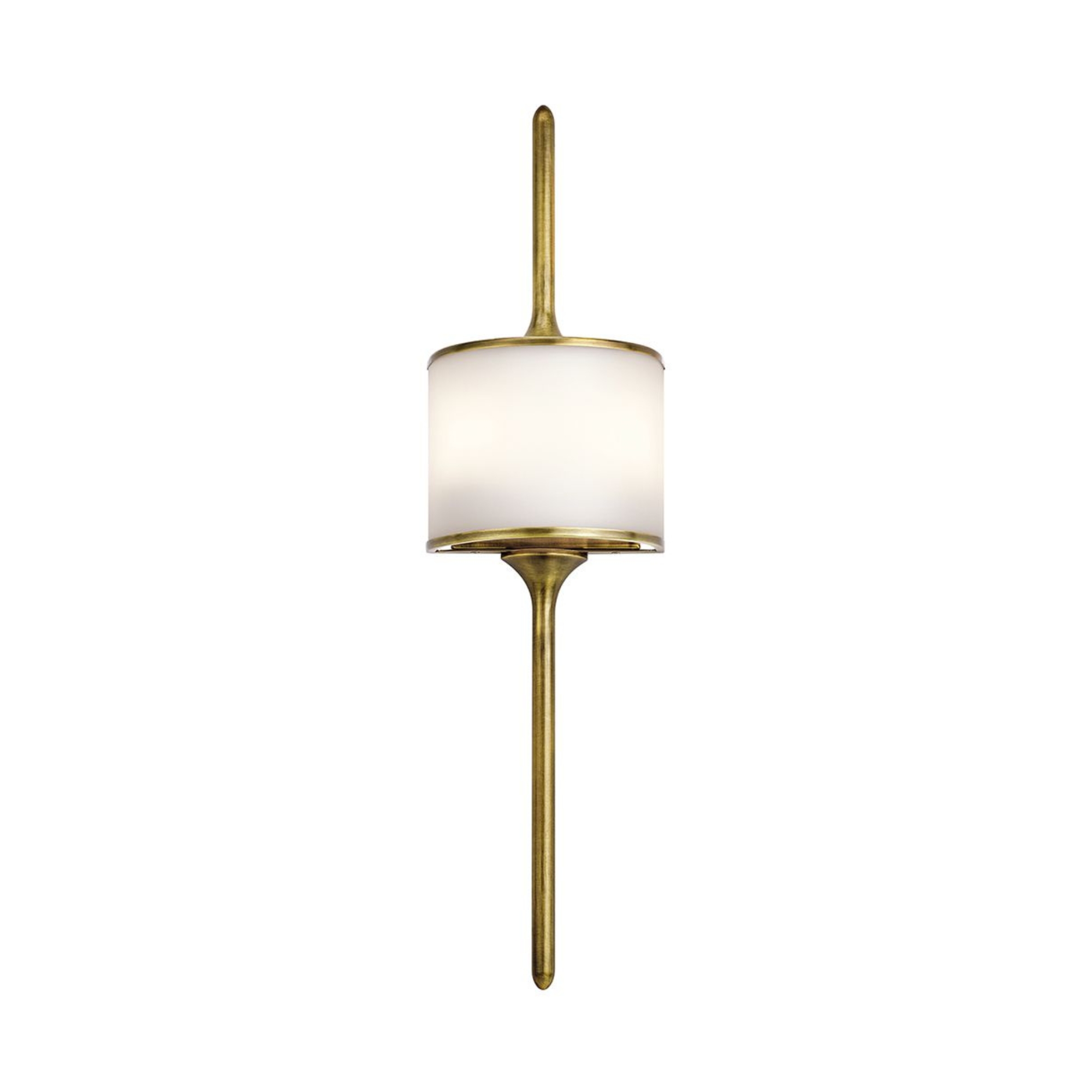Mona Natural Brass Vanity Wall Light