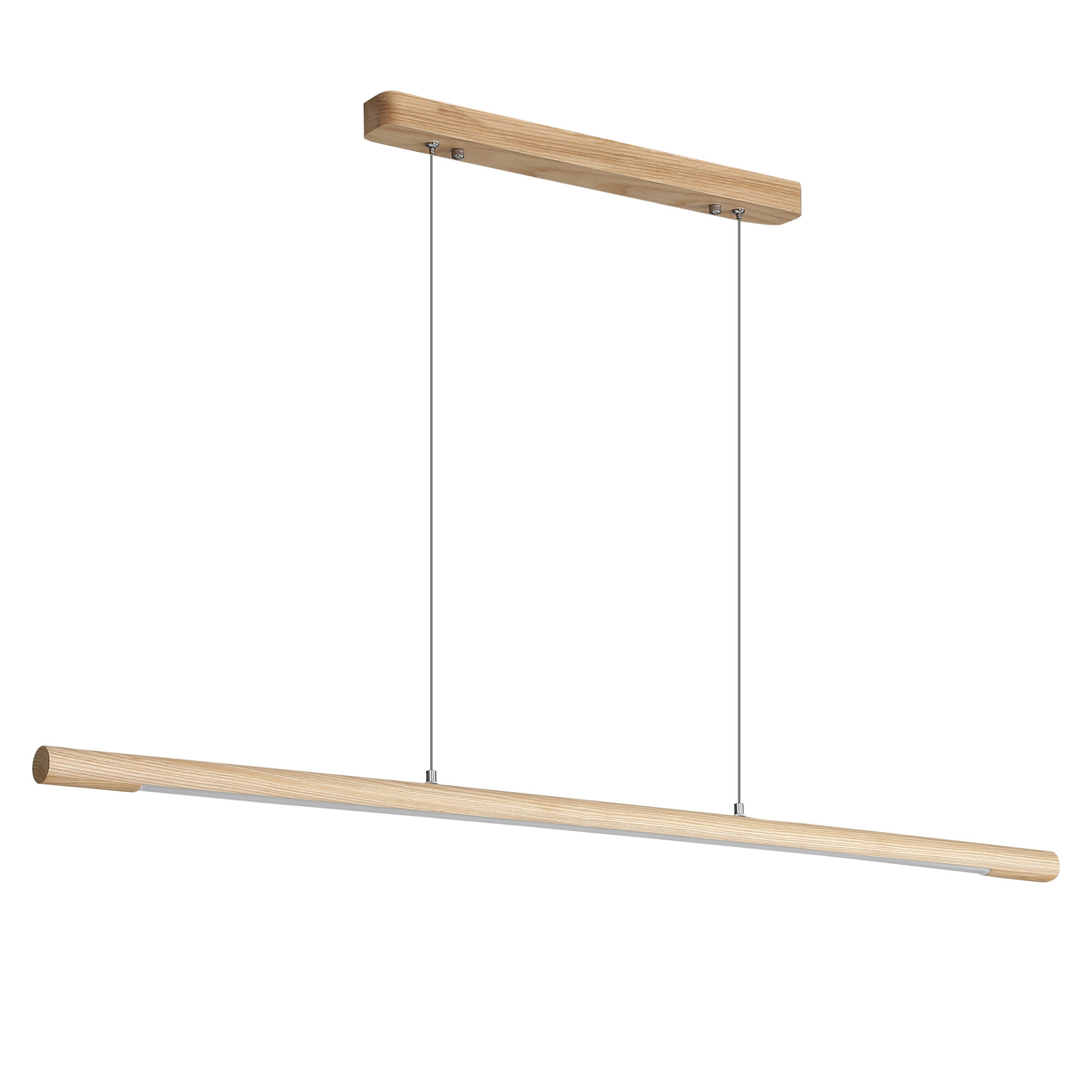 Cortesi Ash Wood Tricolour Linear LED Pendant