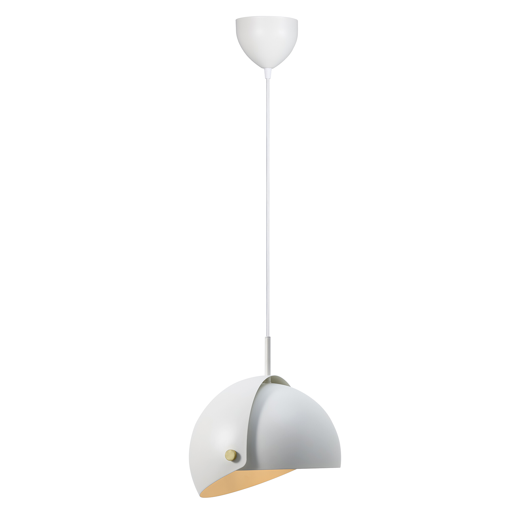 Align White Movable Dome Pendant