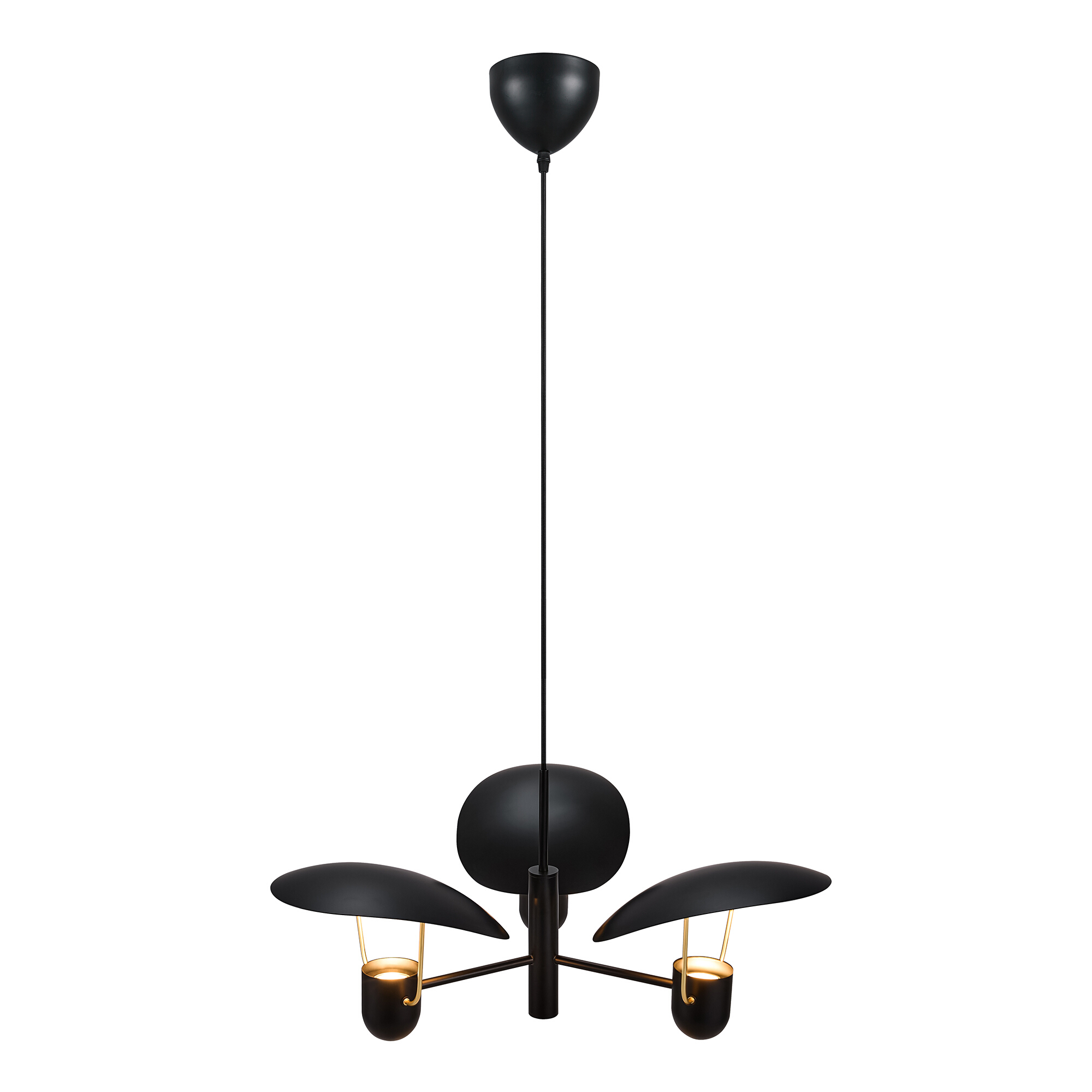Fabiola Black Modern Pendant Chandelier