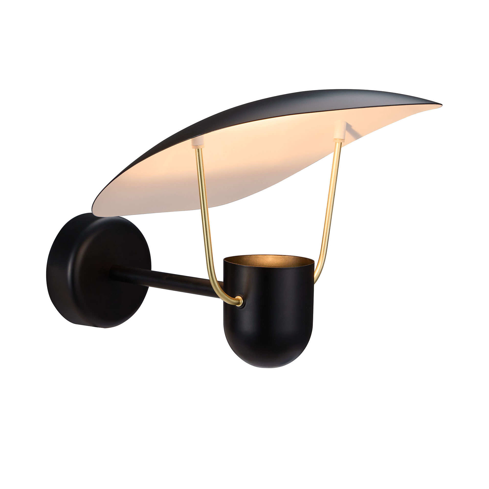 Fabiola Black Modern Wall Light