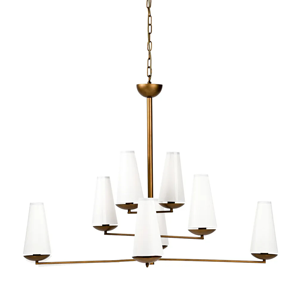 Heather Golden Classic Tiered Chandelier
