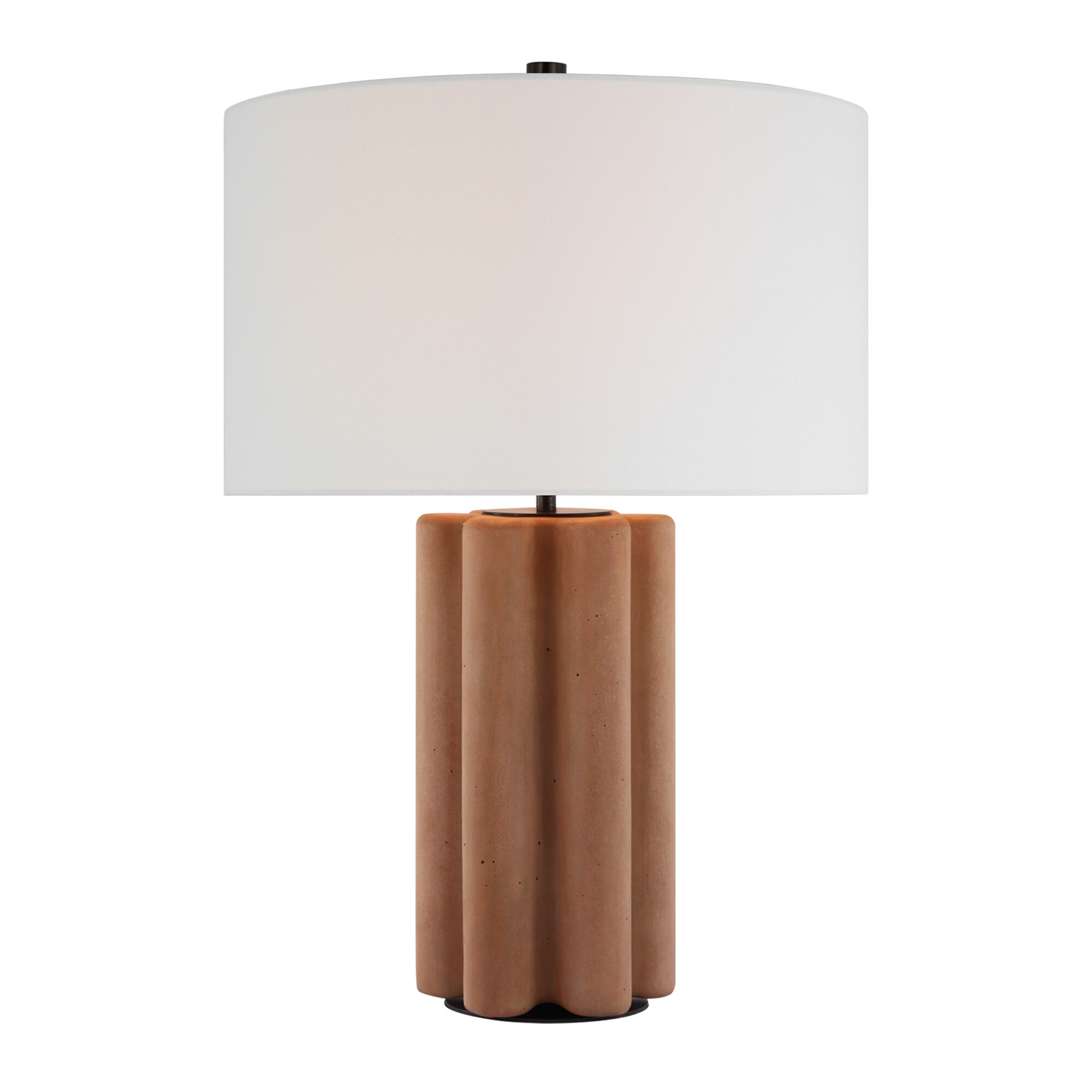 Vellig Terracotta Stained Concrete Table Lamp