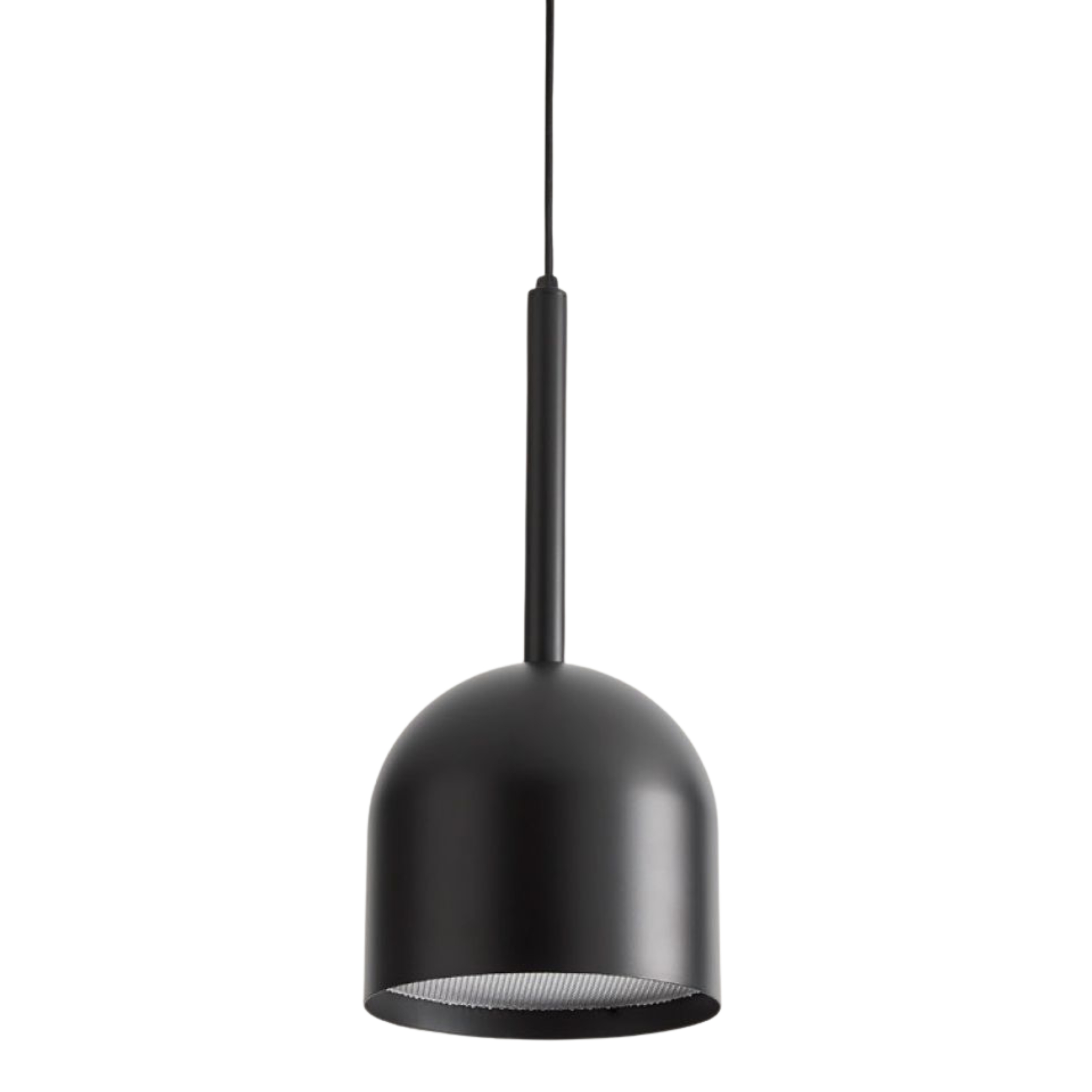 Luca Deep Dome Black Designer Pendant