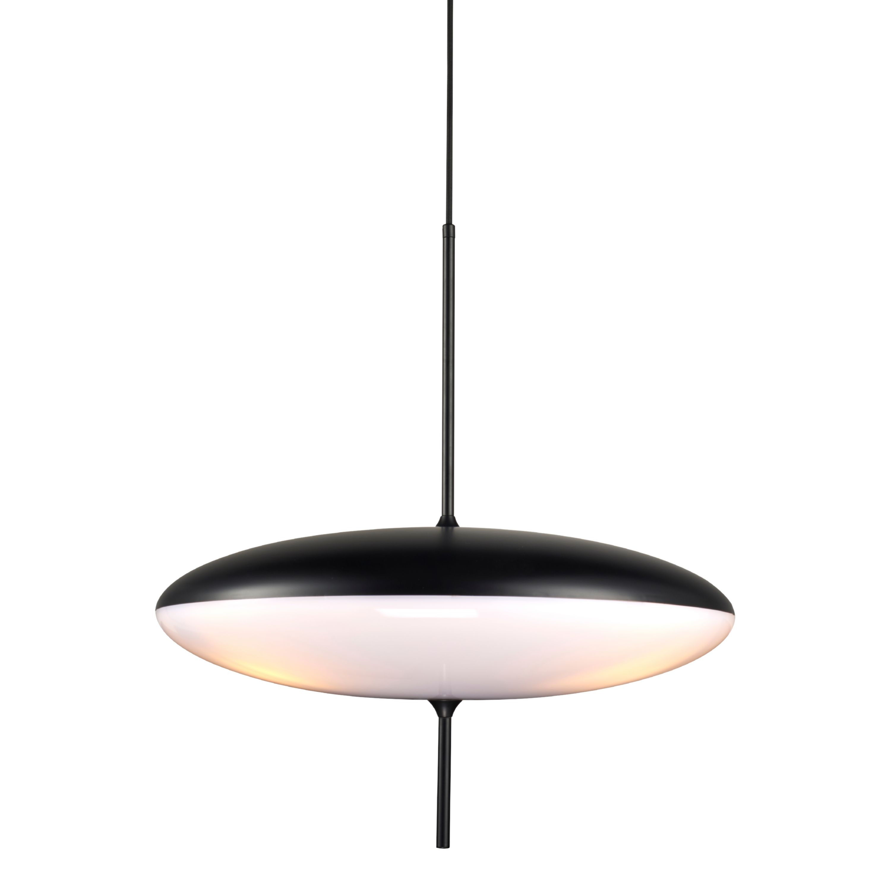 Eclipse Horizontal Black Pendant Light