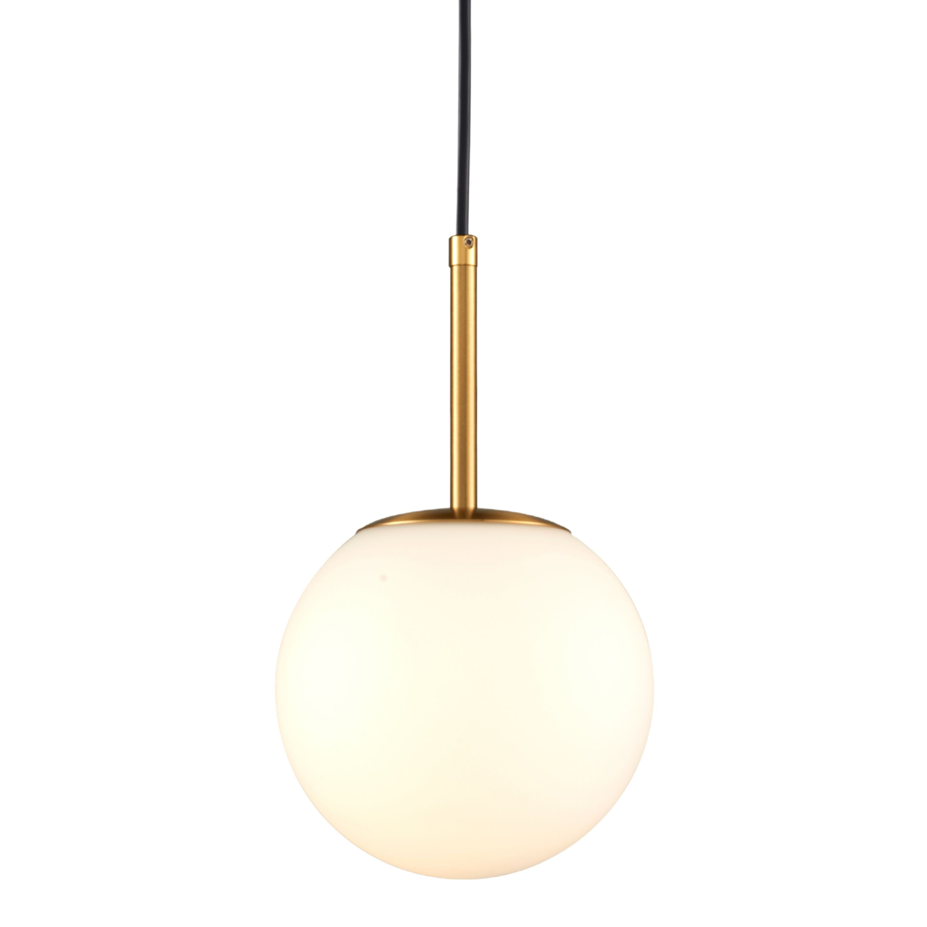 Globe Single Round Glass Pendant Light