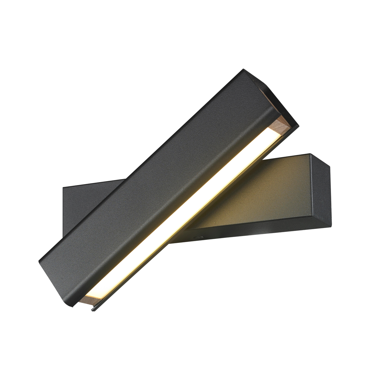 LUND Black Rotatable LED Wall Sconce