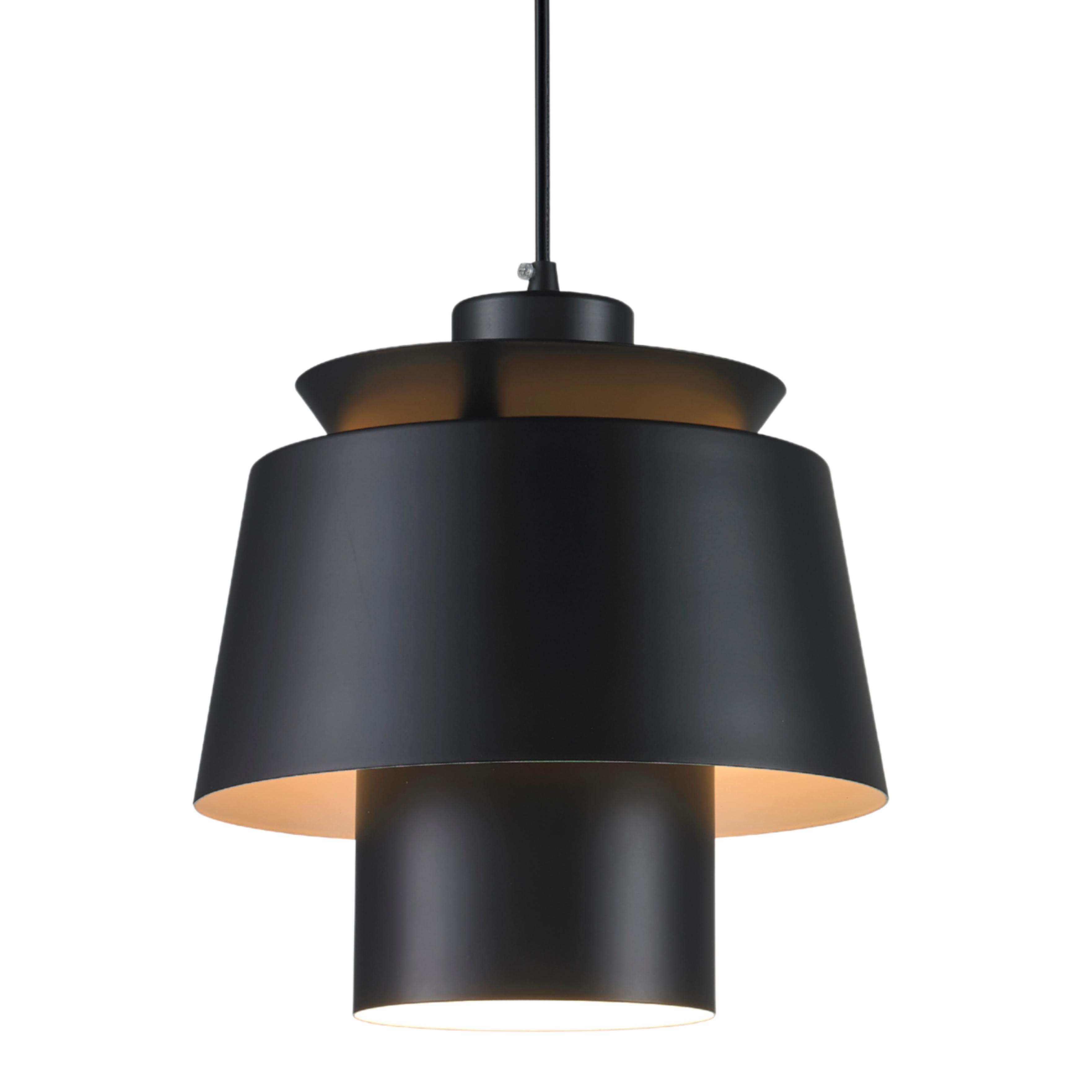 Sans Black Metal Pendant Light