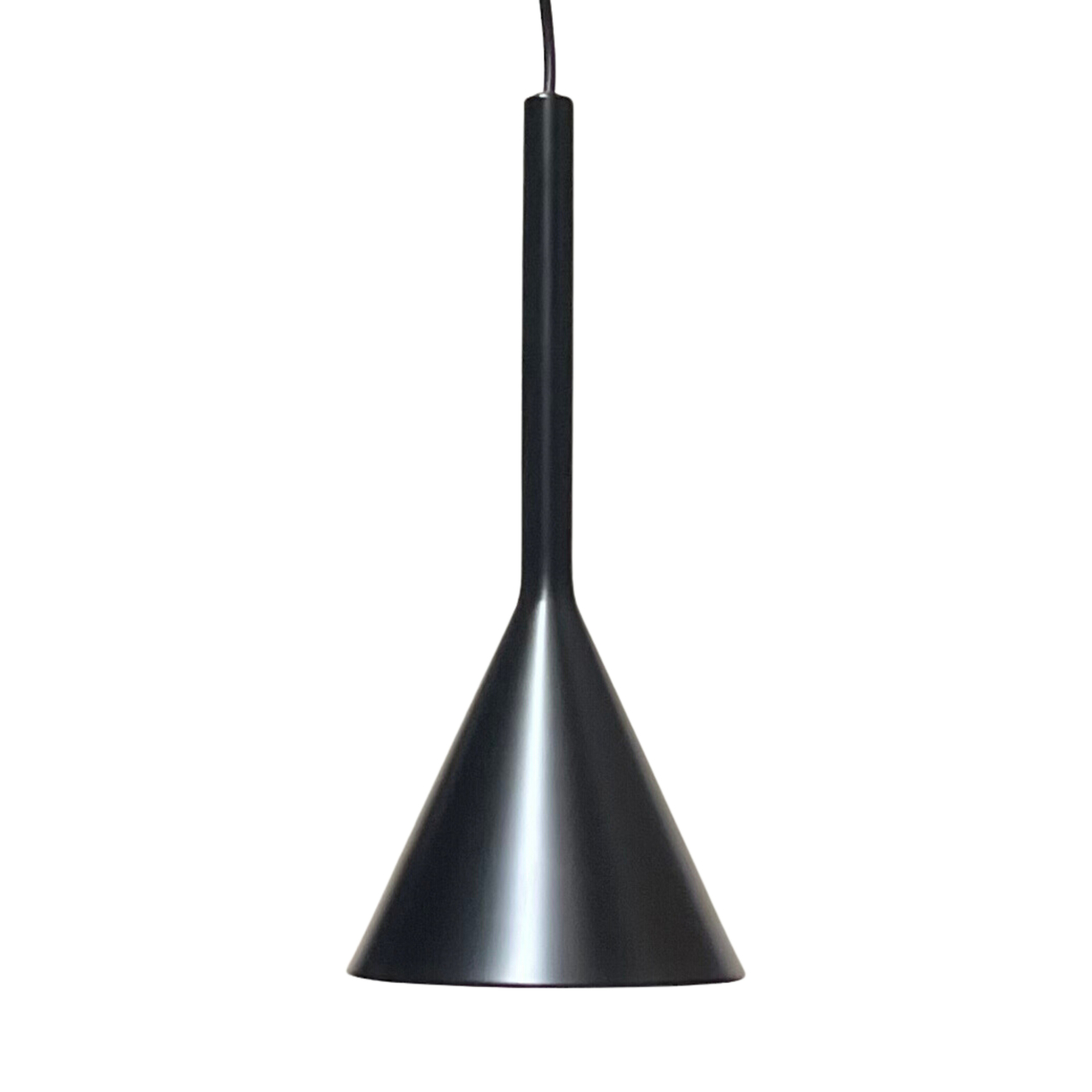 Blush Black Cone Pendant Light