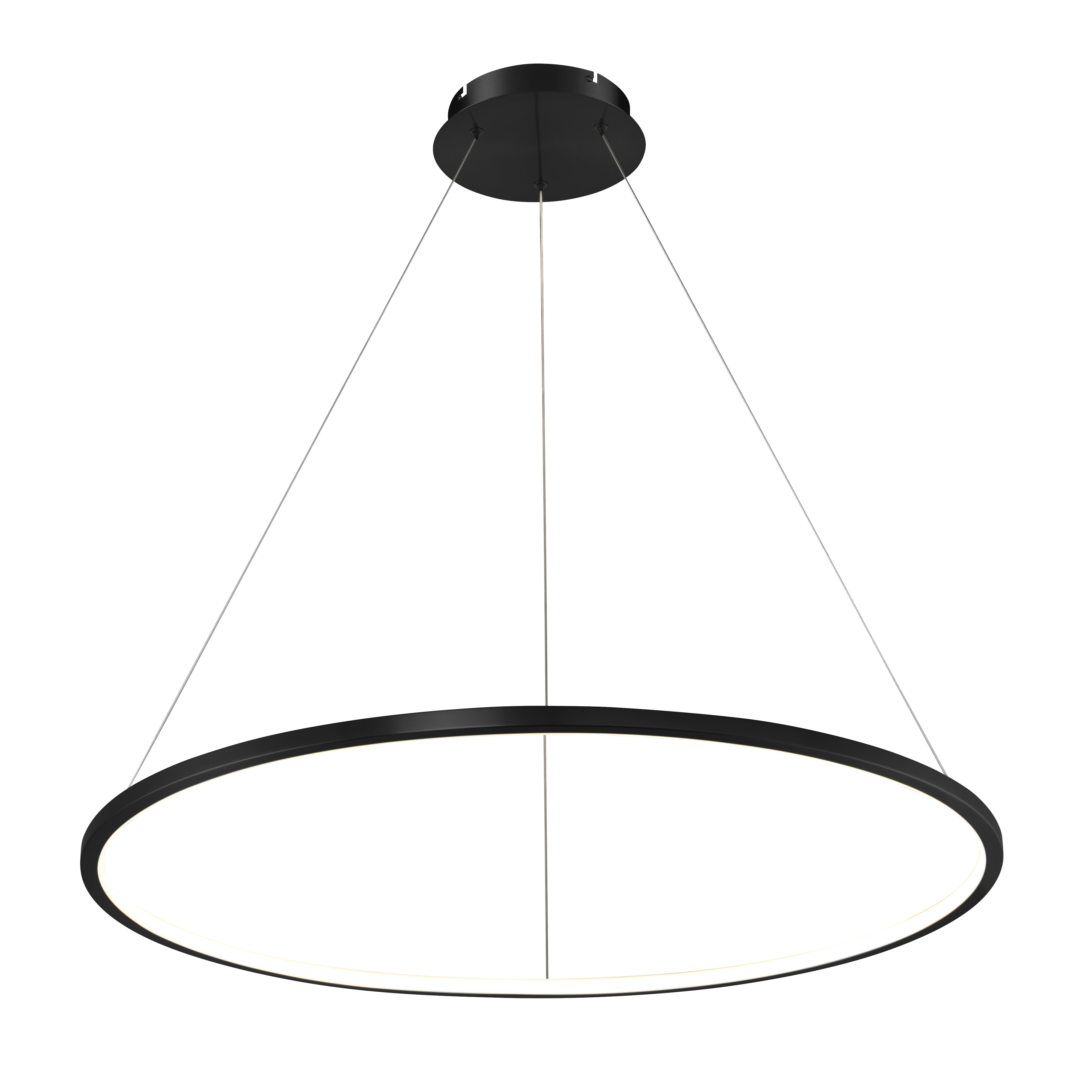 Black Ring Core LED Pendant Light