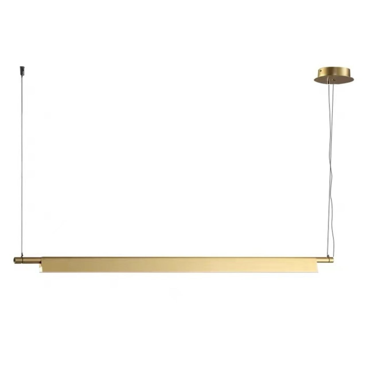 Slate Brass Linear LED Pendant Light