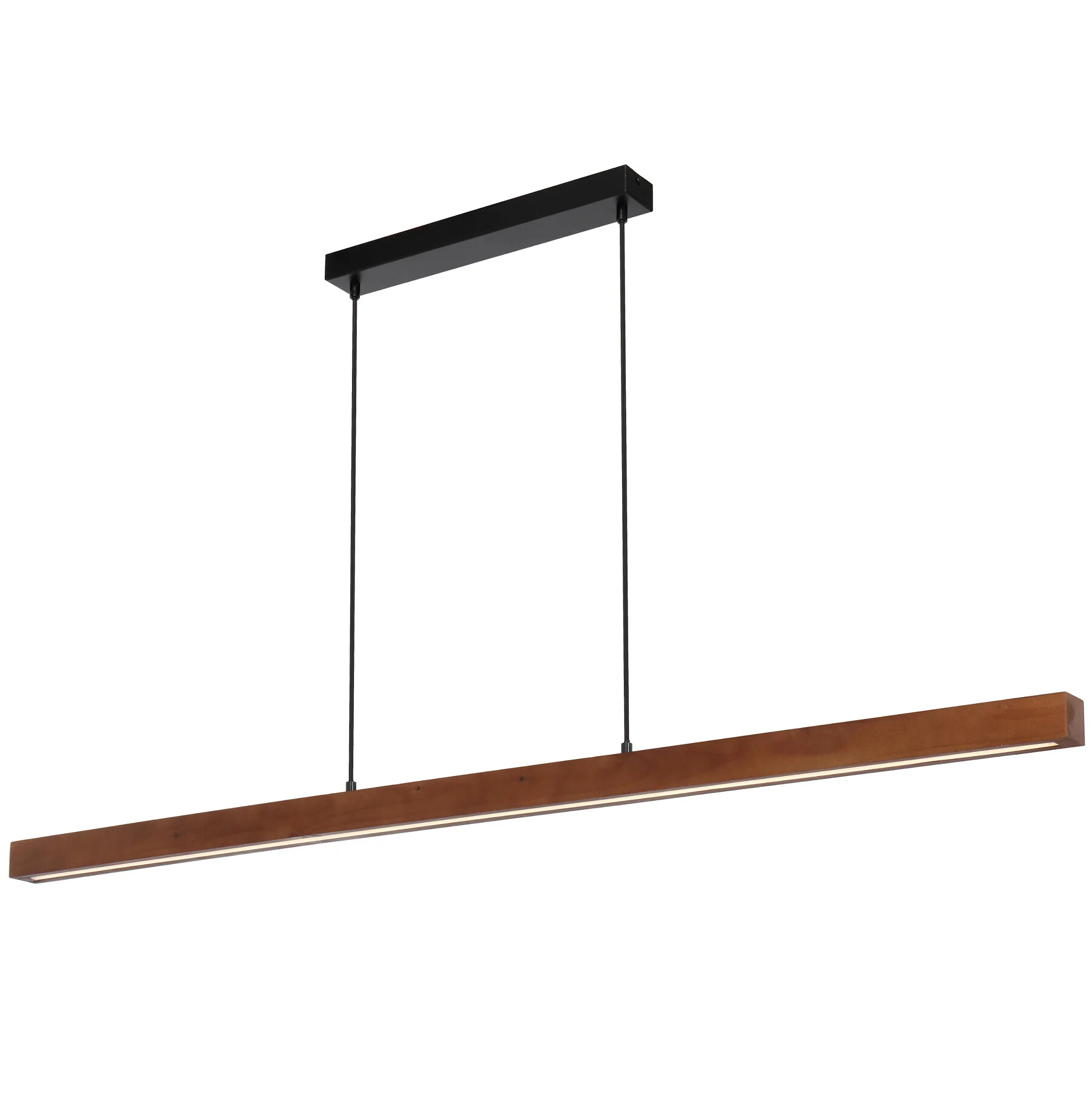 Tehran Tricolour Walnut Linear Pendant Light