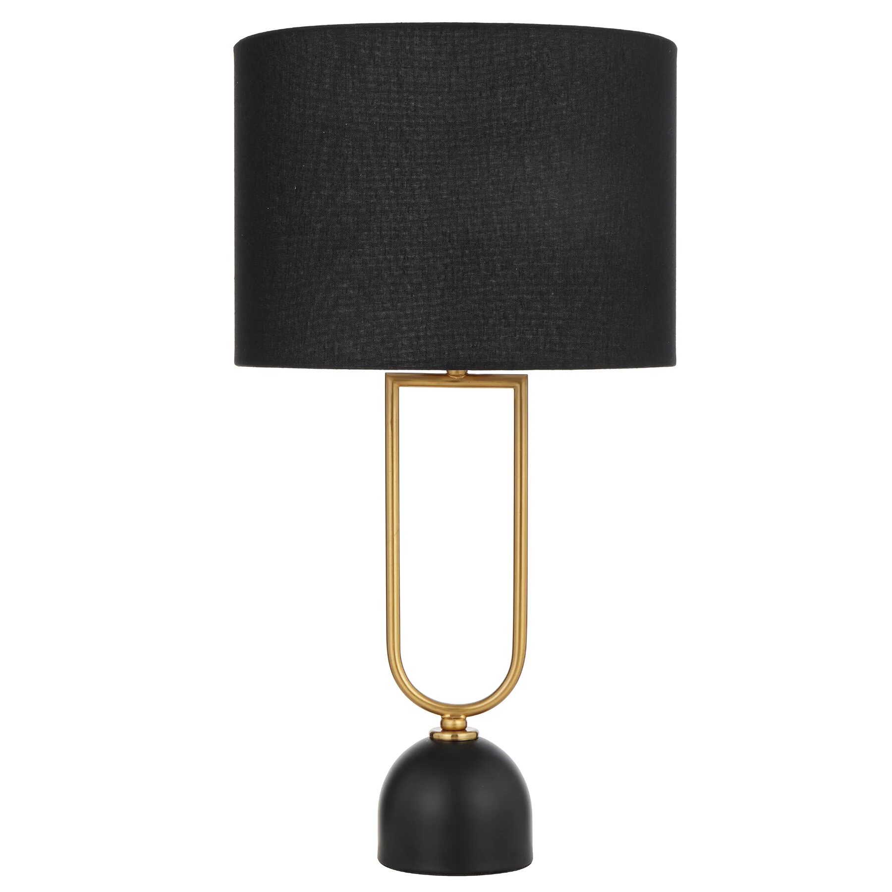 Terre Black Gold Contemporary Table Lamp