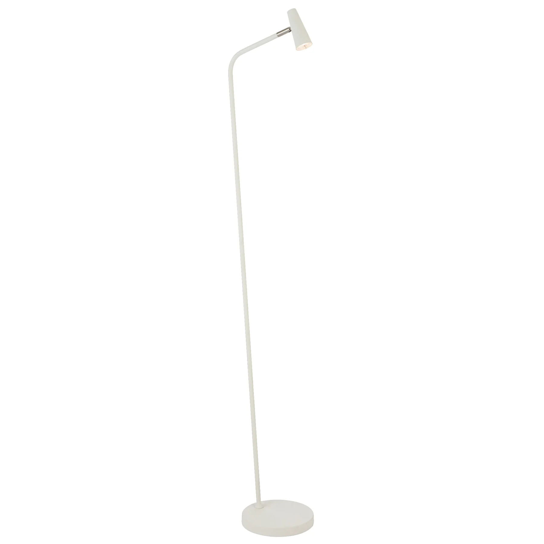 Bormio White Dimmable LED Floor Lamp