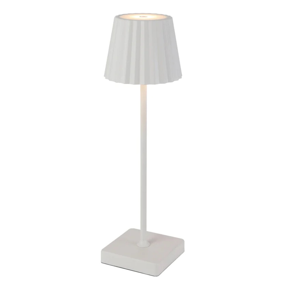 Mainz White Rechargeable LED Table Lamp