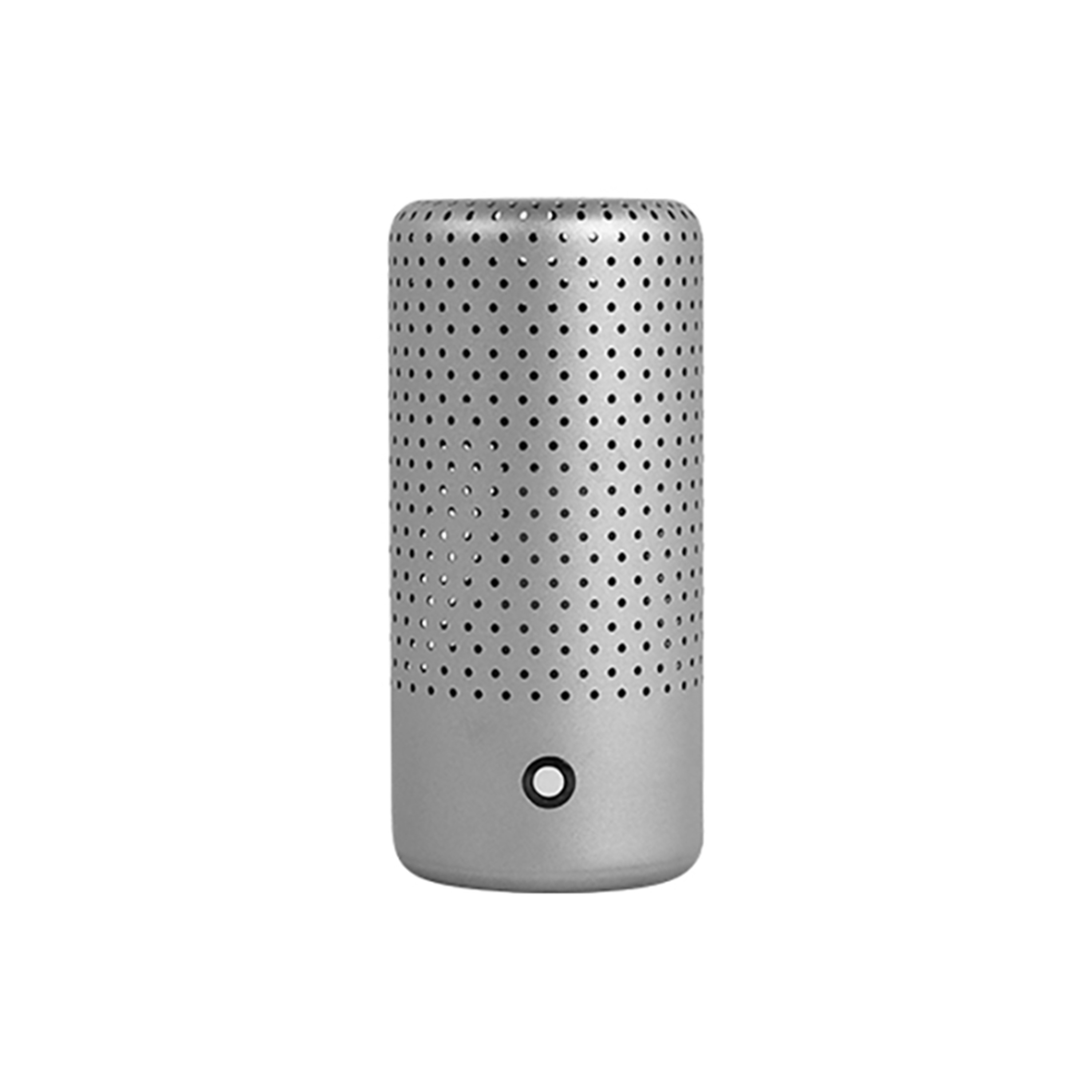 Grid Silver Mesh Portable Table Lamp