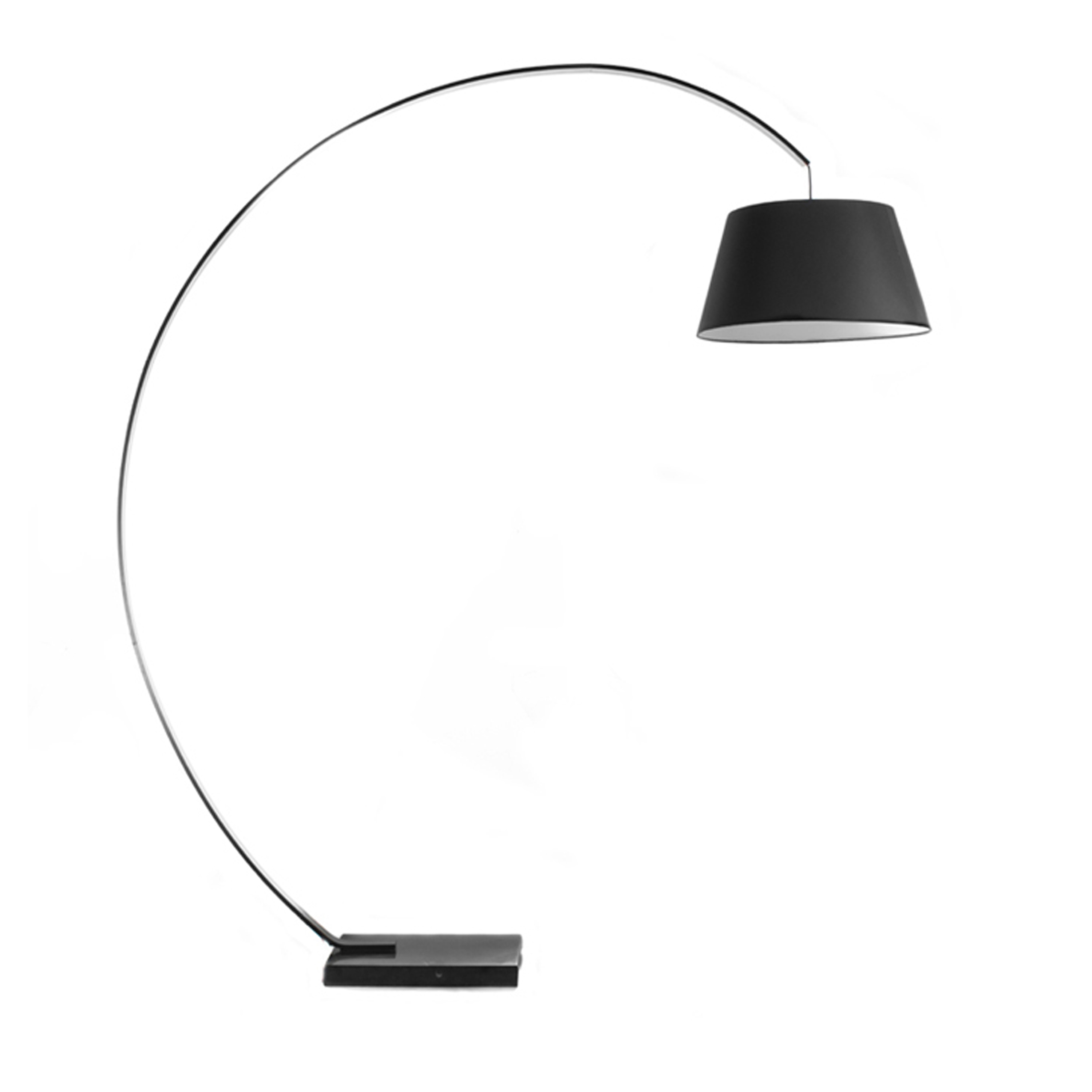 Arc KD Full Black Floor Lamp