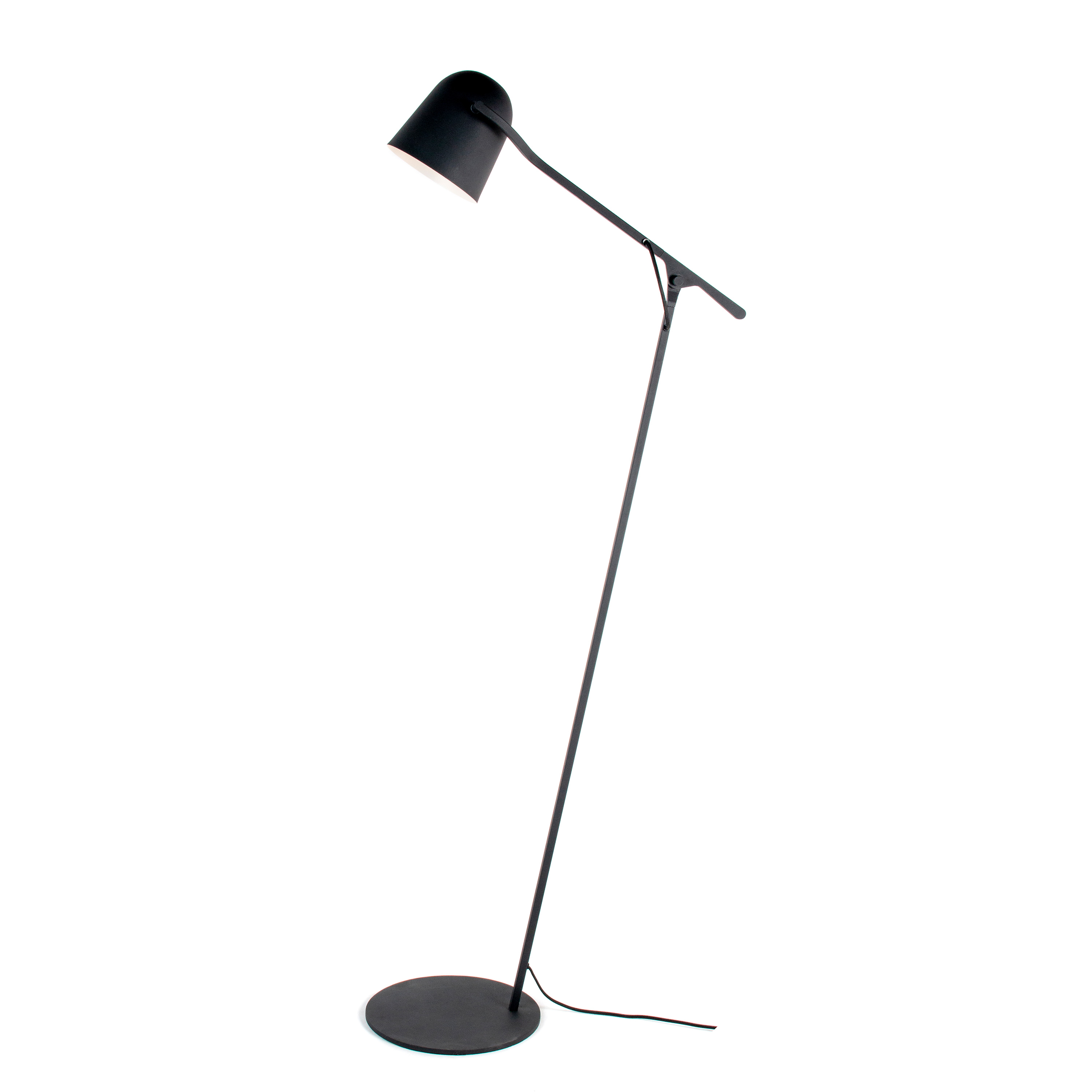 Cleo Black Metal Floor Lamp