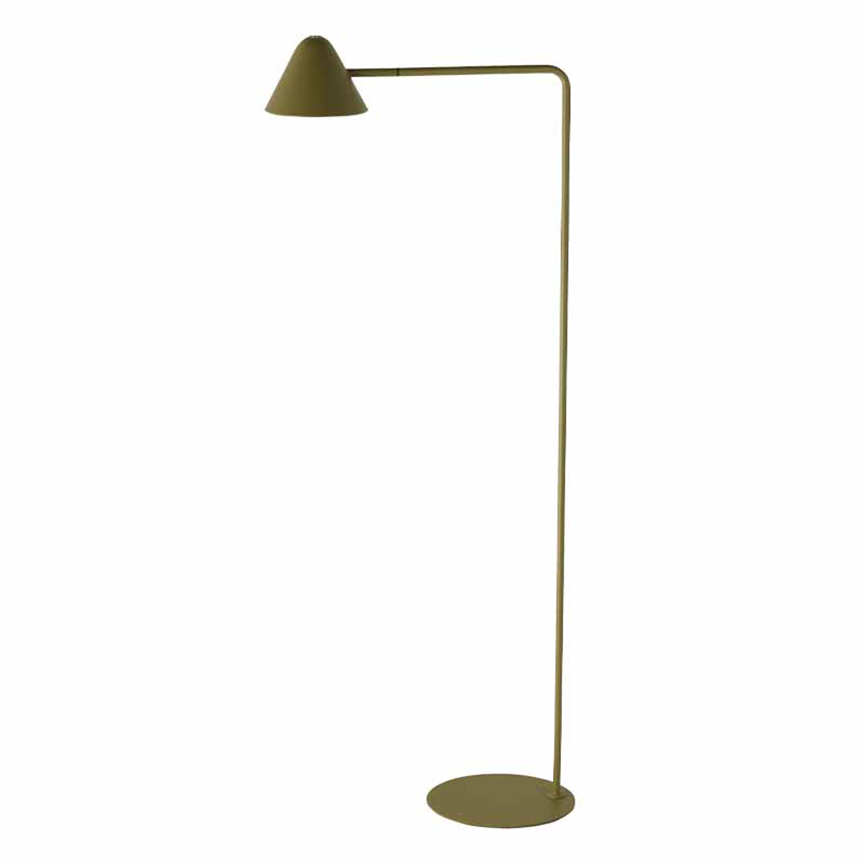 Pole Office Green Geometric Floor Lamp