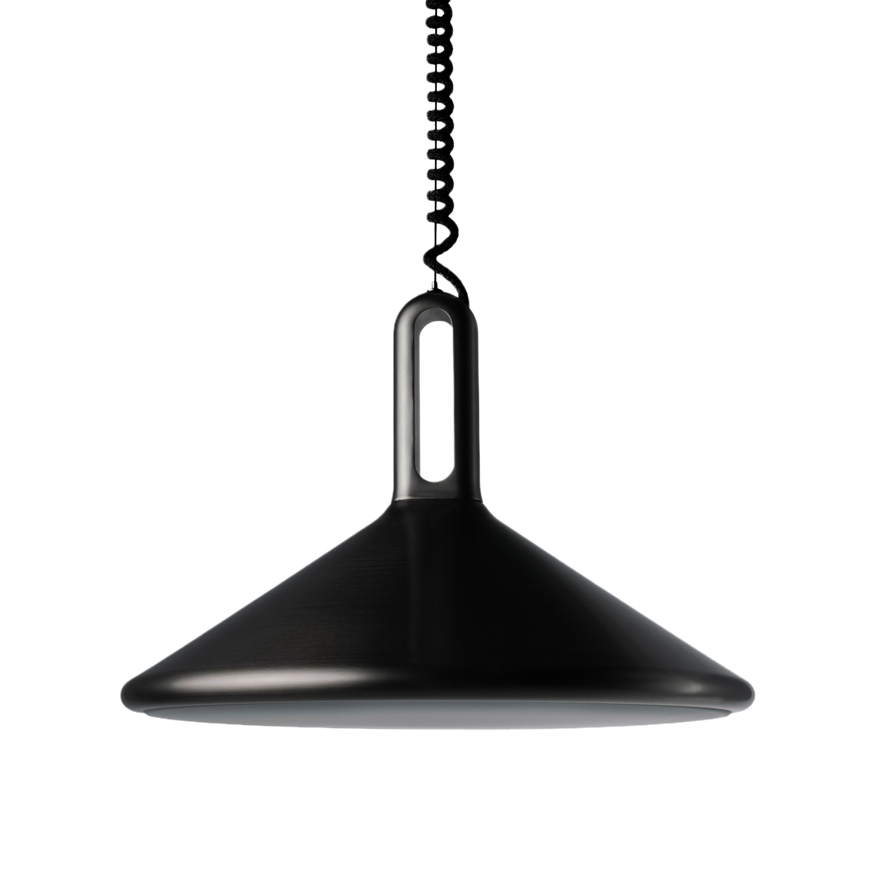 Jojo Black Cone Metal Pendant Light
