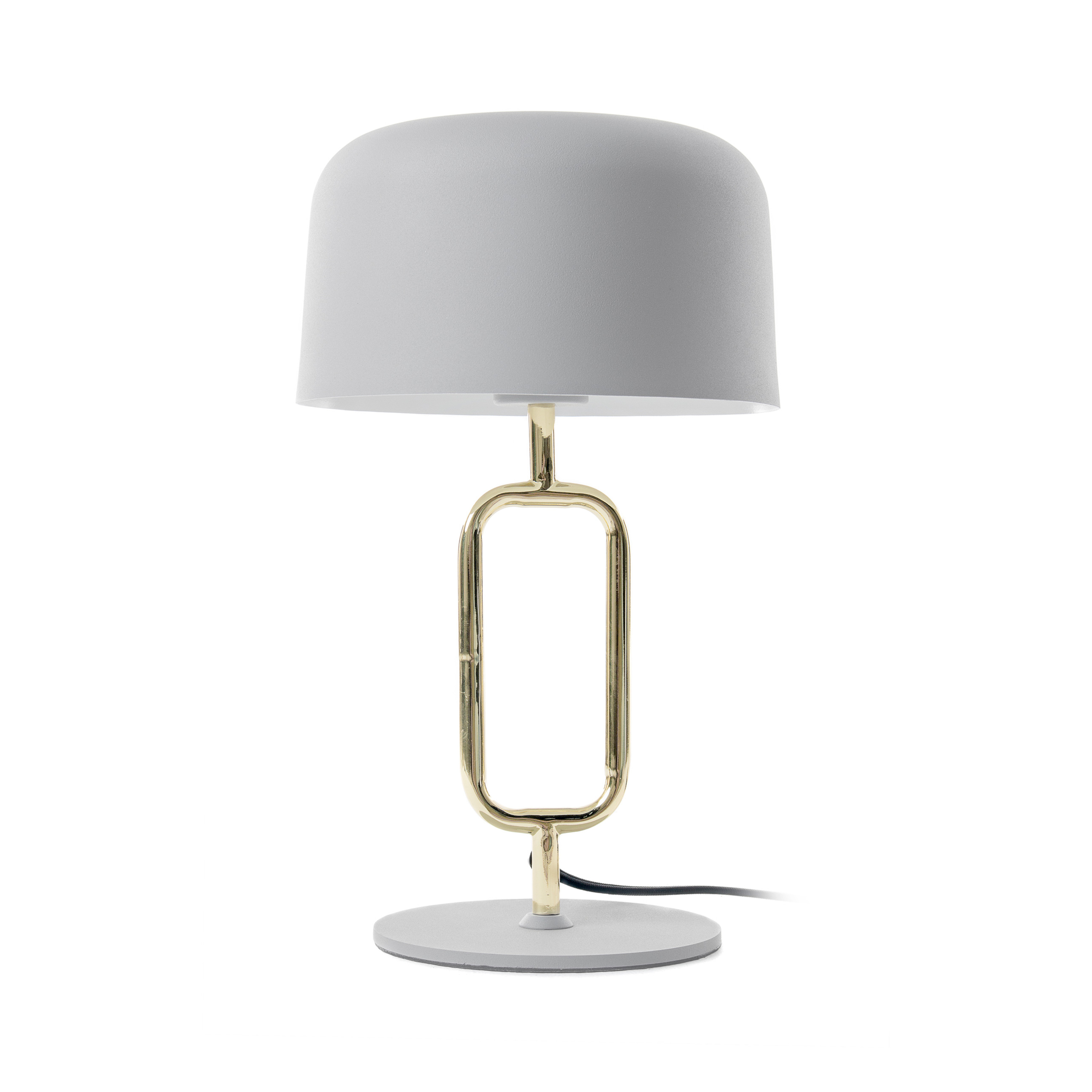 Nordic Portal Grey Metal Table Lamp