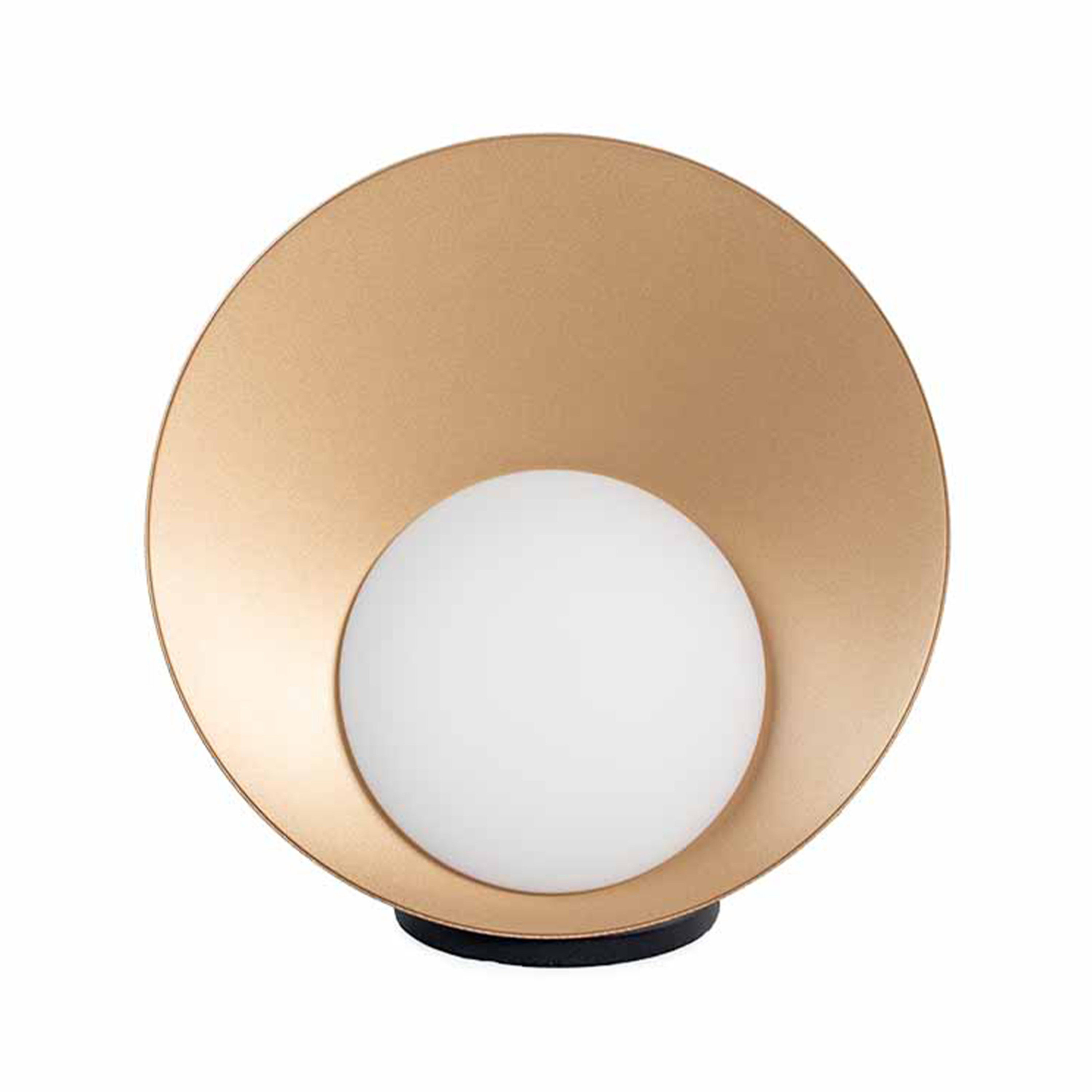 Palm Black with Gold LED Table Lamp