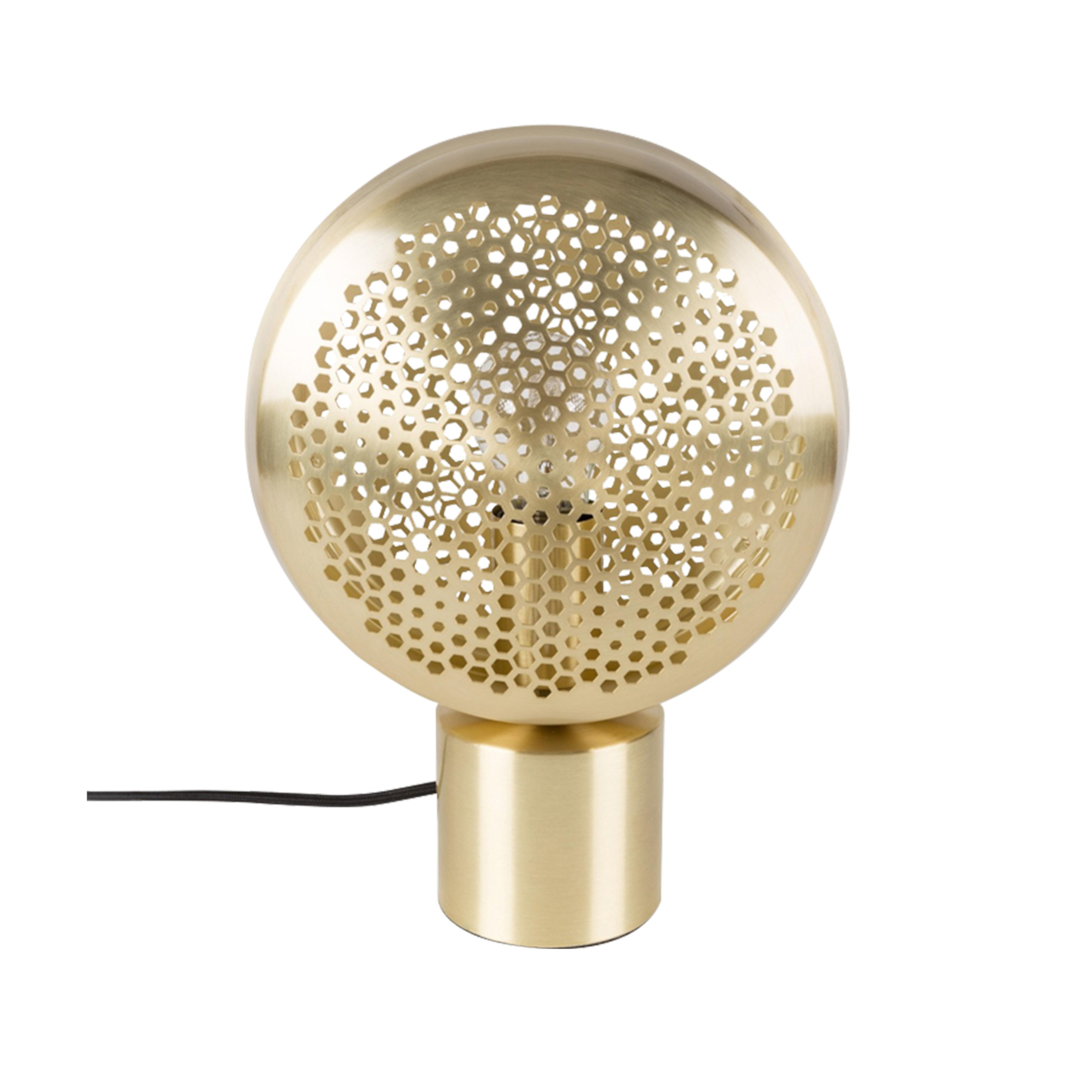 Hive Brass Metal Table Lamp