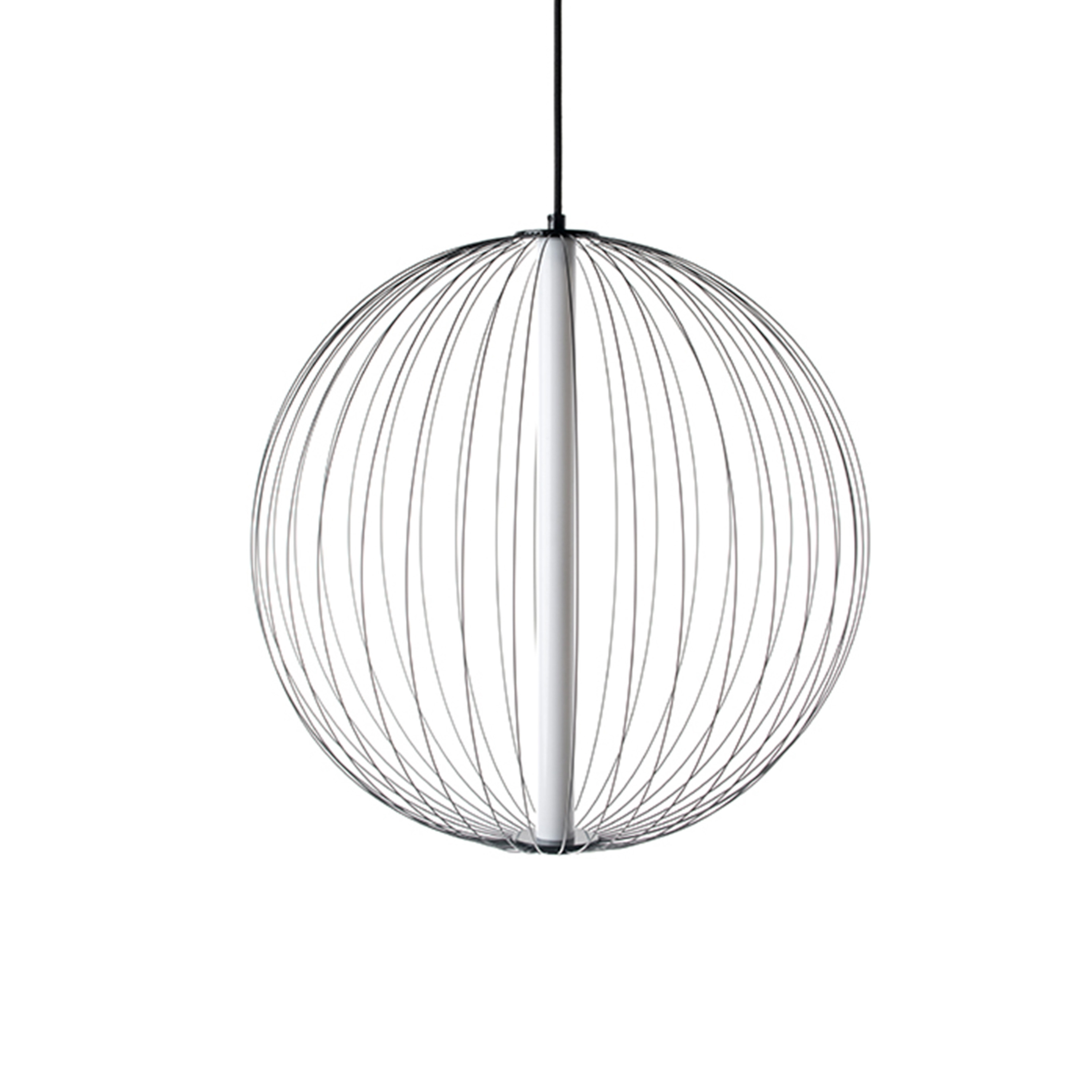 Atom Black Steel Wire Spherical LED Pendant