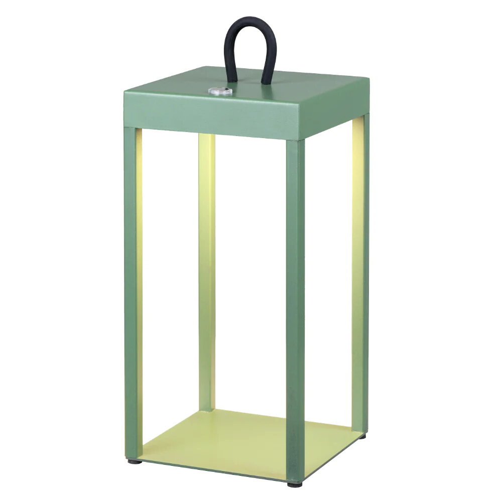 Vestland Green Portable and Rechargeable Table Lamp