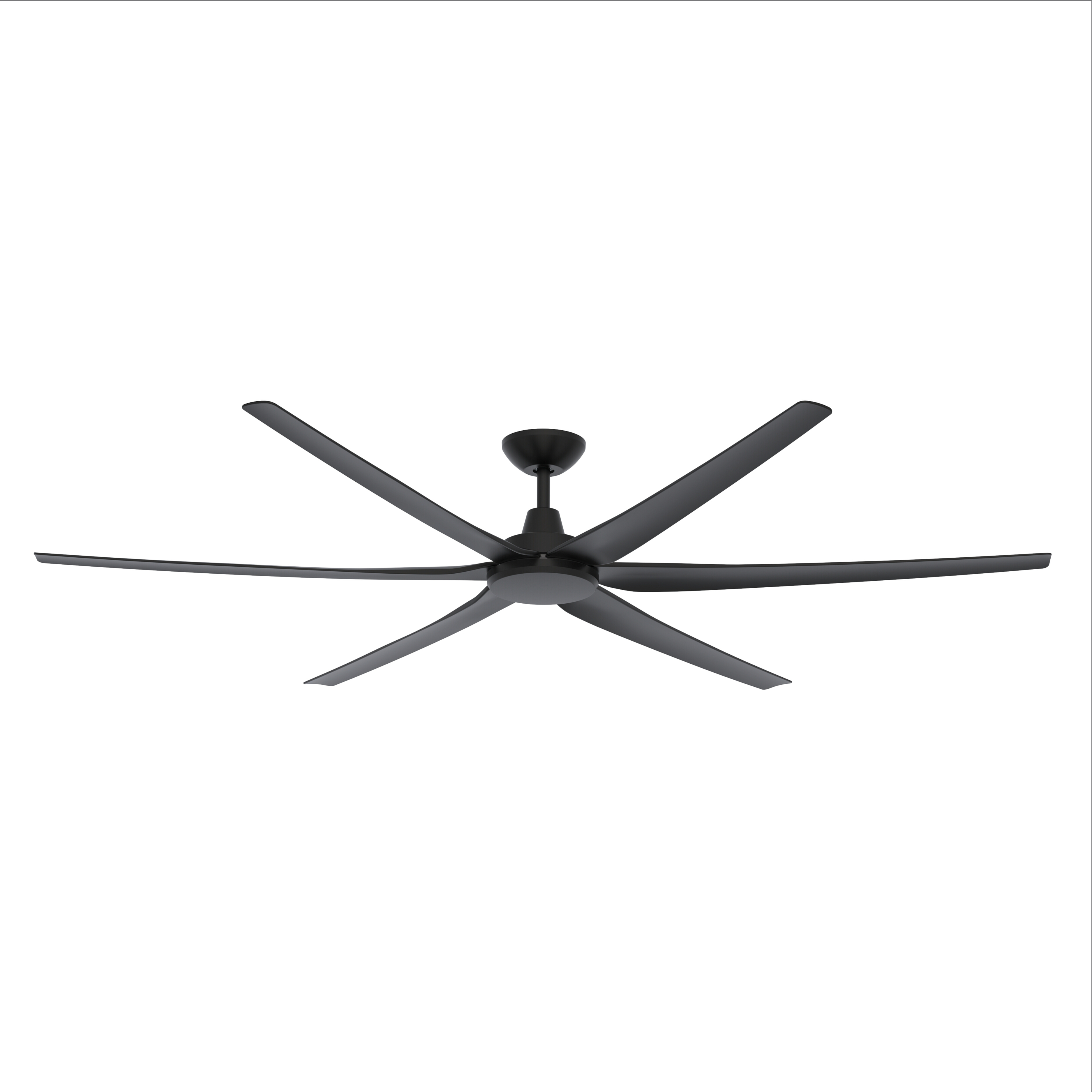 Glide 80" Black DC Ceiling Fan
