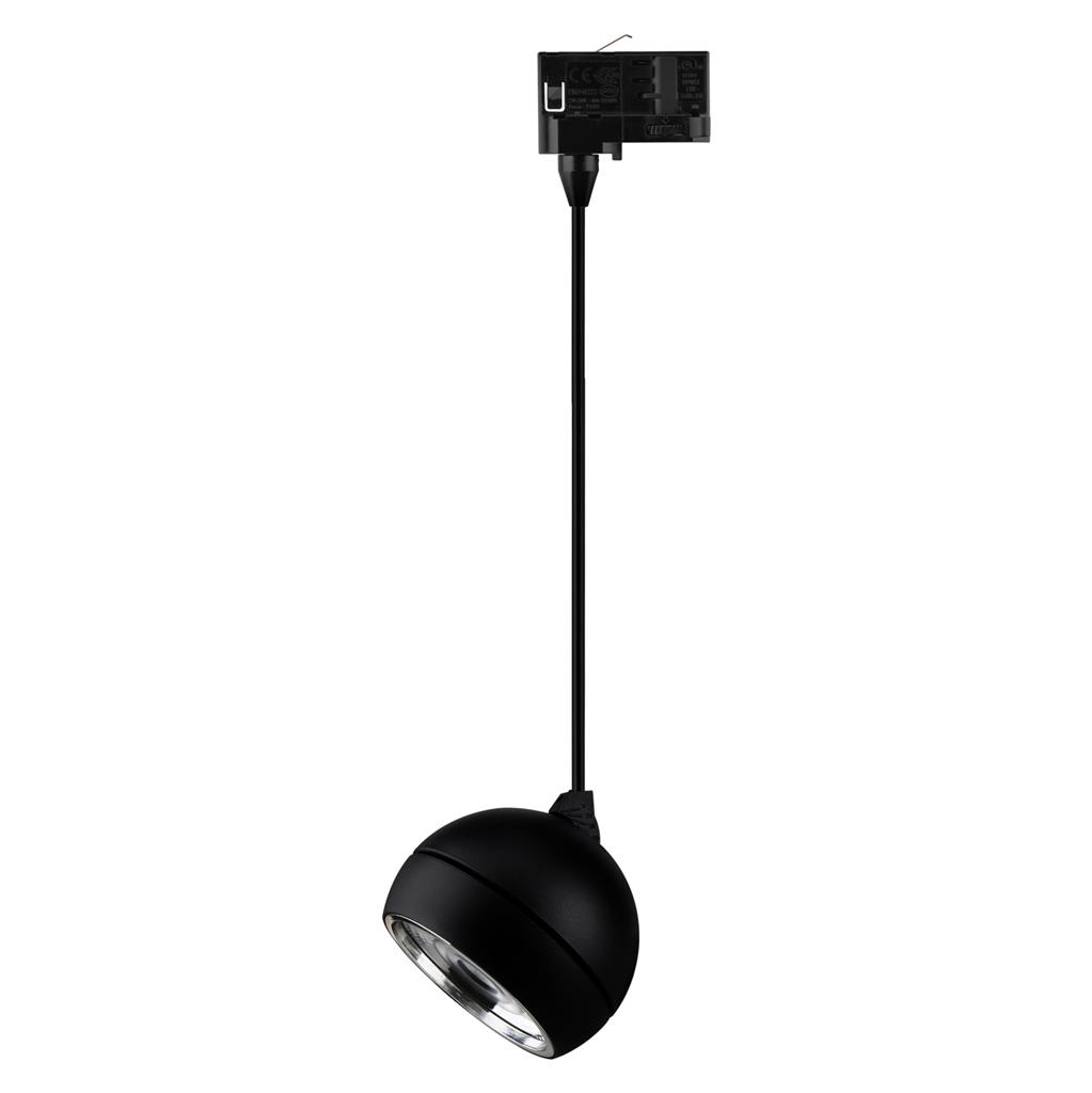 Moon Black 3CCT LED Flood Track Pendant Light