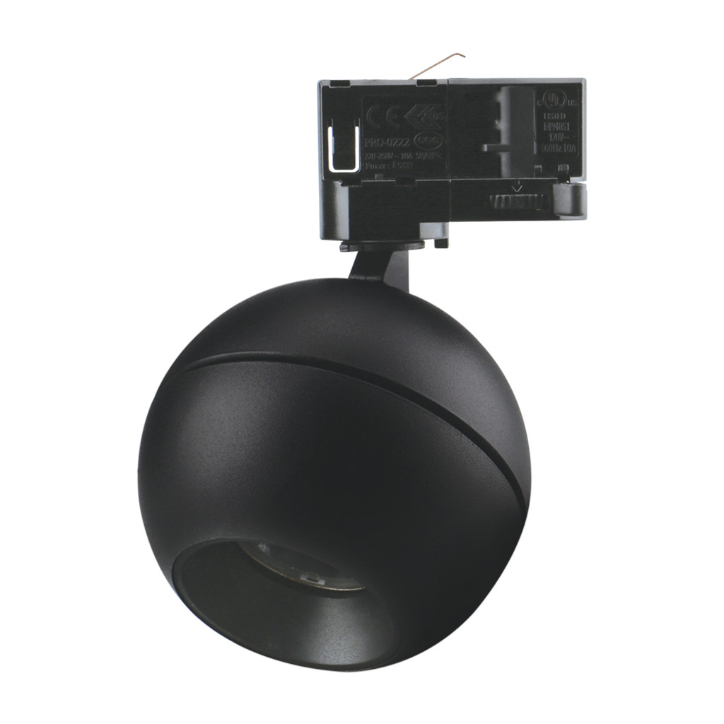 Moon Black 3CCT LED Spot Track Light Head