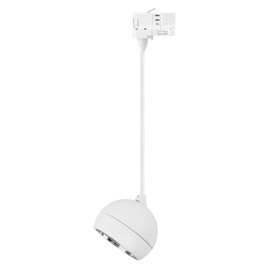 Moon White 3CCT LED Flood Track Pendant Light