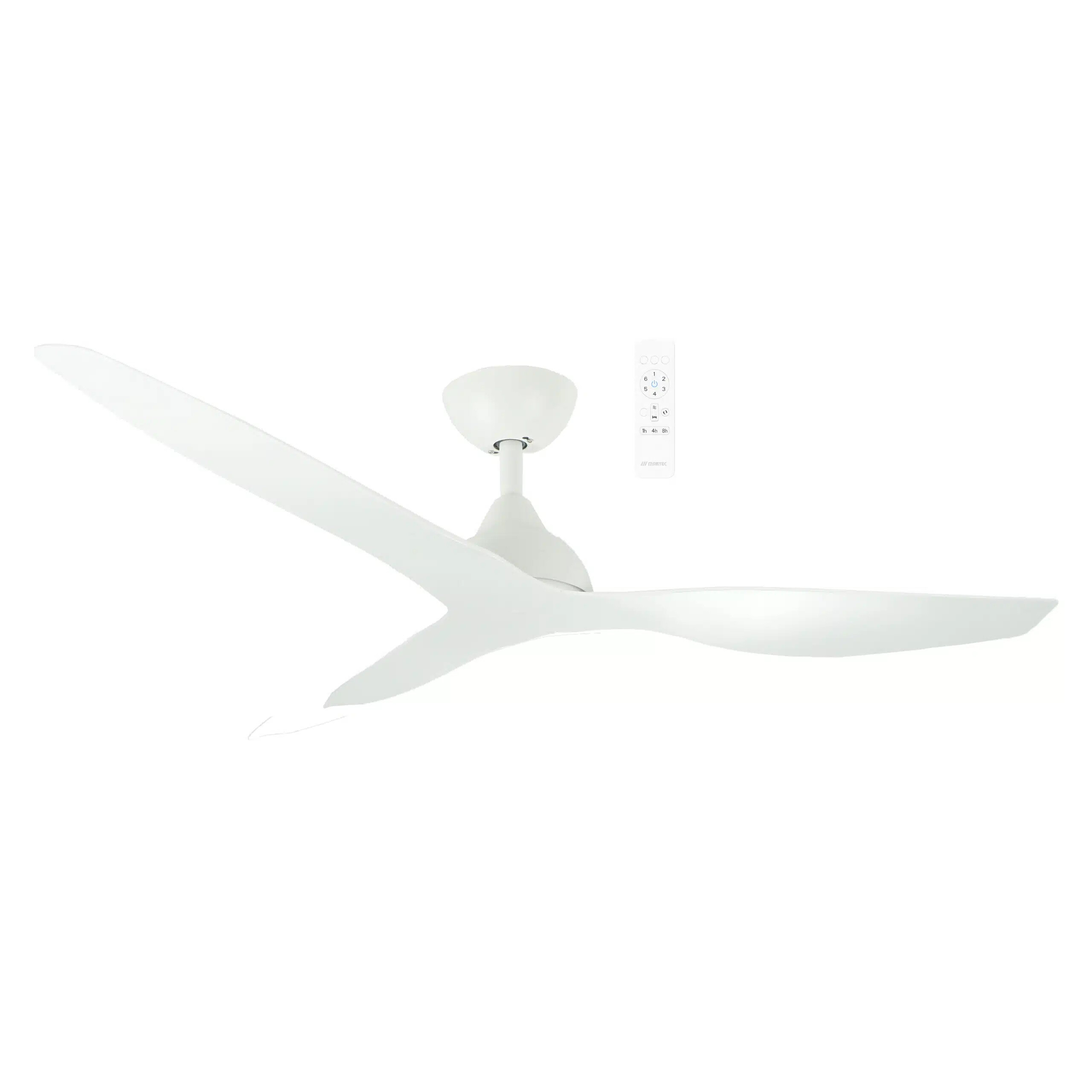 Avoca 48" Matt White Smart DC Ceiling Fan